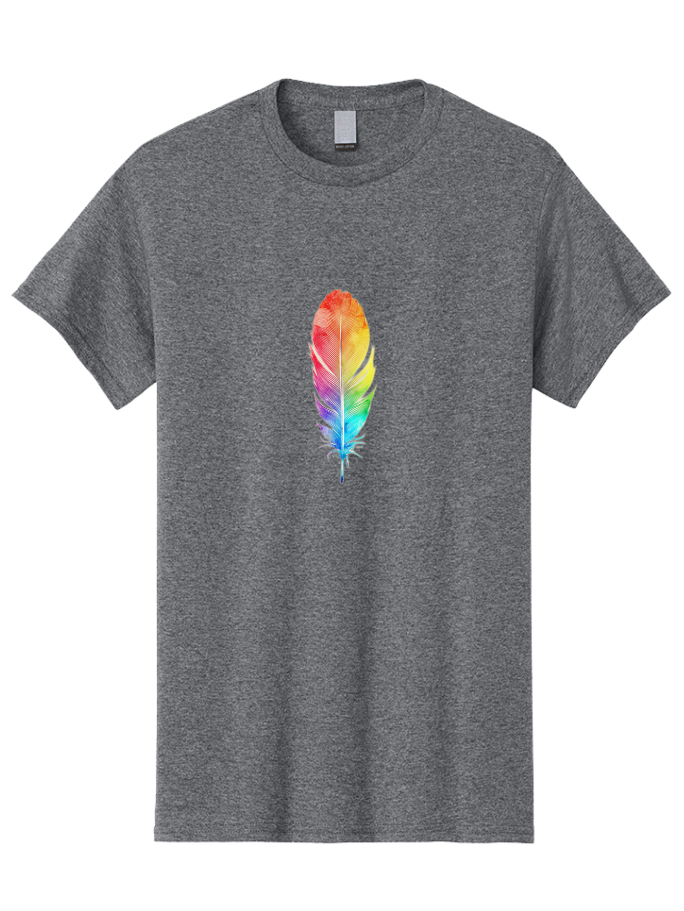Rainbow-Feather-2 Men'S Graphic Tee, 100% Cotton, Comfortable Casual Summer Wear, Machine Washable, Vintage Camera, Old Camera, Antique Camera, Black Camera, Classic Photography, Photography Equipment, Nostalgic Device, Film Camera, Camera Art Baj225 13