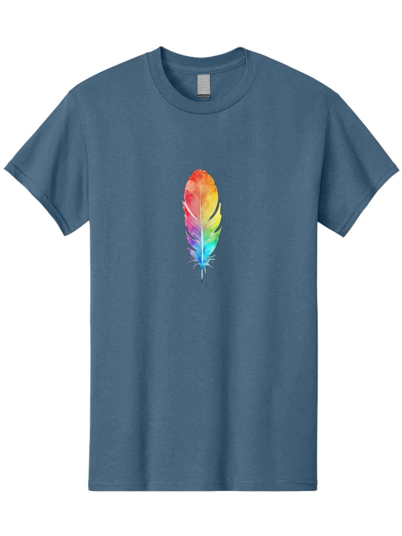 Rainbow-Feather-2 Men'S Graphic Tee, 100% Cotton, Comfortable Casual Summer Wear, Machine Washable, Vintage Camera, Old Camera, Antique Camera, Black Camera, Classic Photography, Photography Equipment, Nostalgic Device, Film Camera, Camera Art Baj225 13