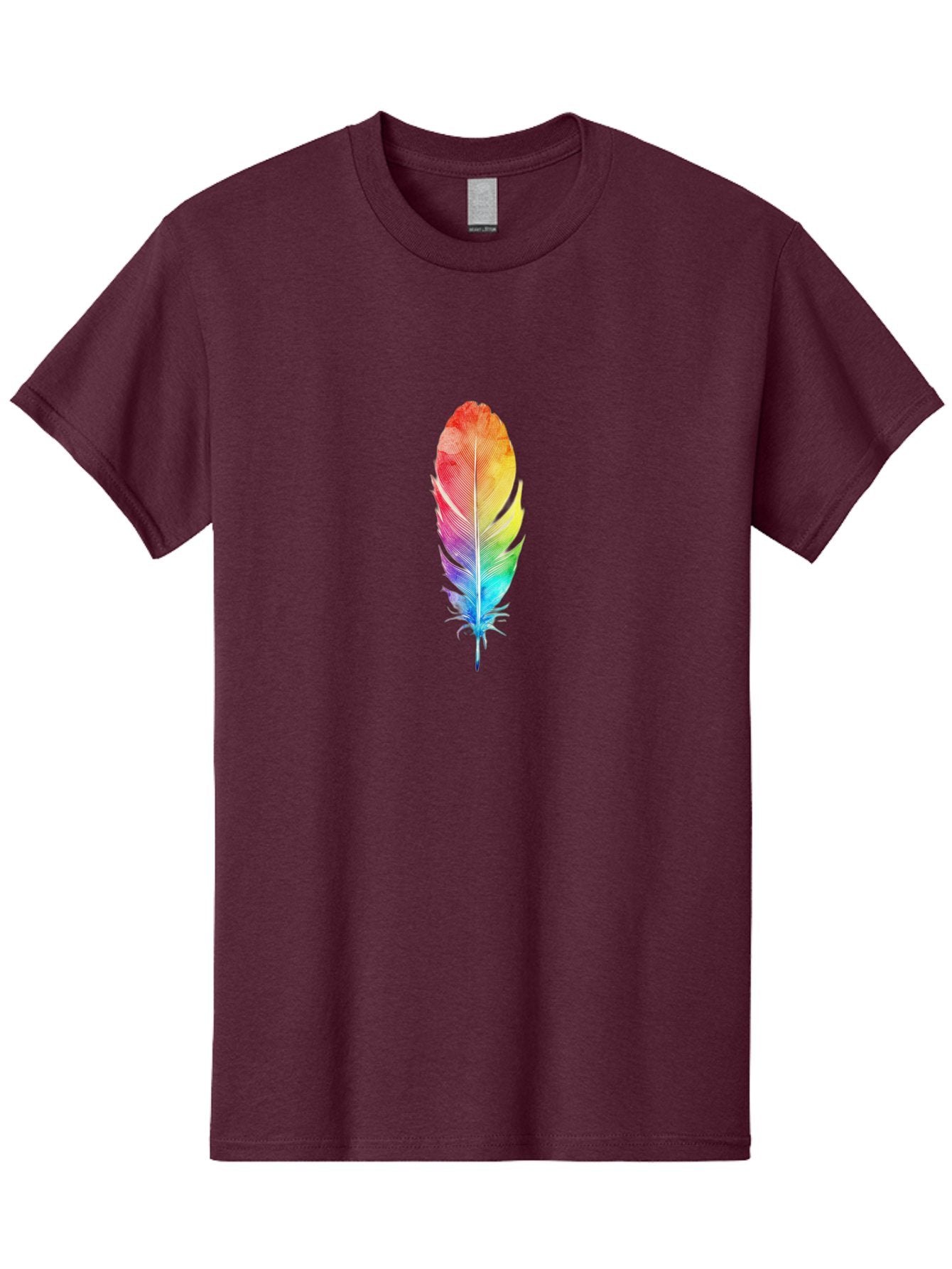 Rainbow-Feather-2 Men'S Graphic Tee, 100% Cotton, Comfortable Casual Summer Wear, Machine Washable, Vintage Camera, Old Camera, Antique Camera, Black Camera, Classic Photography, Photography Equipment, Nostalgic Device, Film Camera, Camera Art Baj225 14