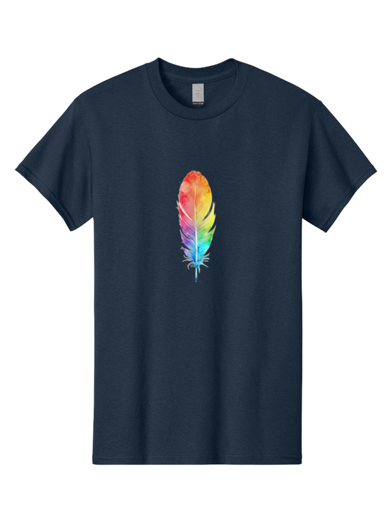 Rainbow-Feather-2 Men'S Graphic Tee, 100% Cotton, Comfortable Casual Summer Wear, Machine Washable, Vintage Camera, Old Camera, Antique Camera, Black Camera, Classic Photography, Photography Equipment, Nostalgic Device, Film Camera, Camera Art Baj225 7