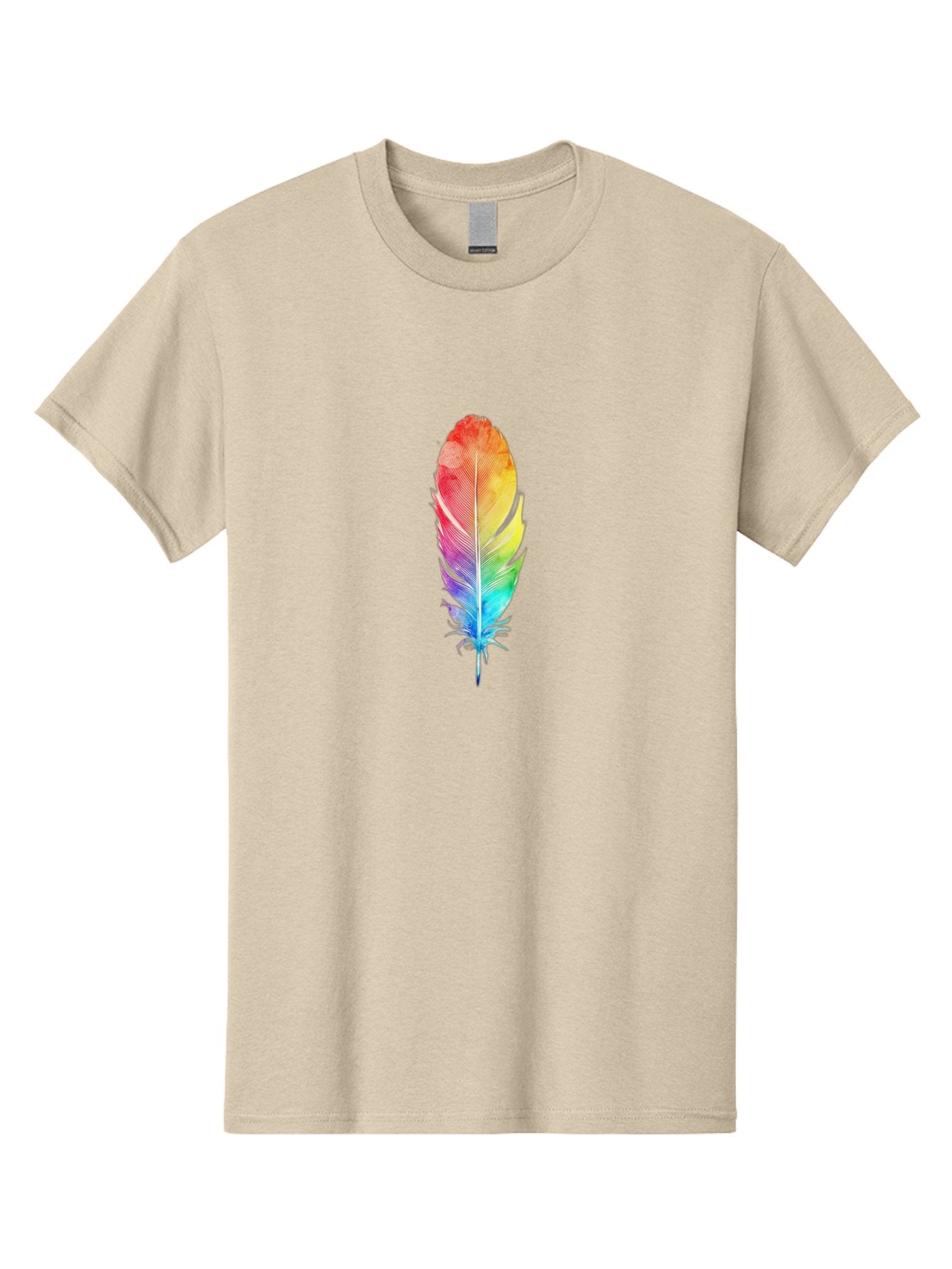 Rainbow-Feather-2 Men'S Graphic Tee, 100% Cotton, Comfortable Casual Summer Wear, Machine Washable, Vintage Camera, Old Camera, Antique Camera, Black Camera, Classic Photography, Photography Equipment, Nostalgic Device, Film Camera, Camera Art Baj225 12