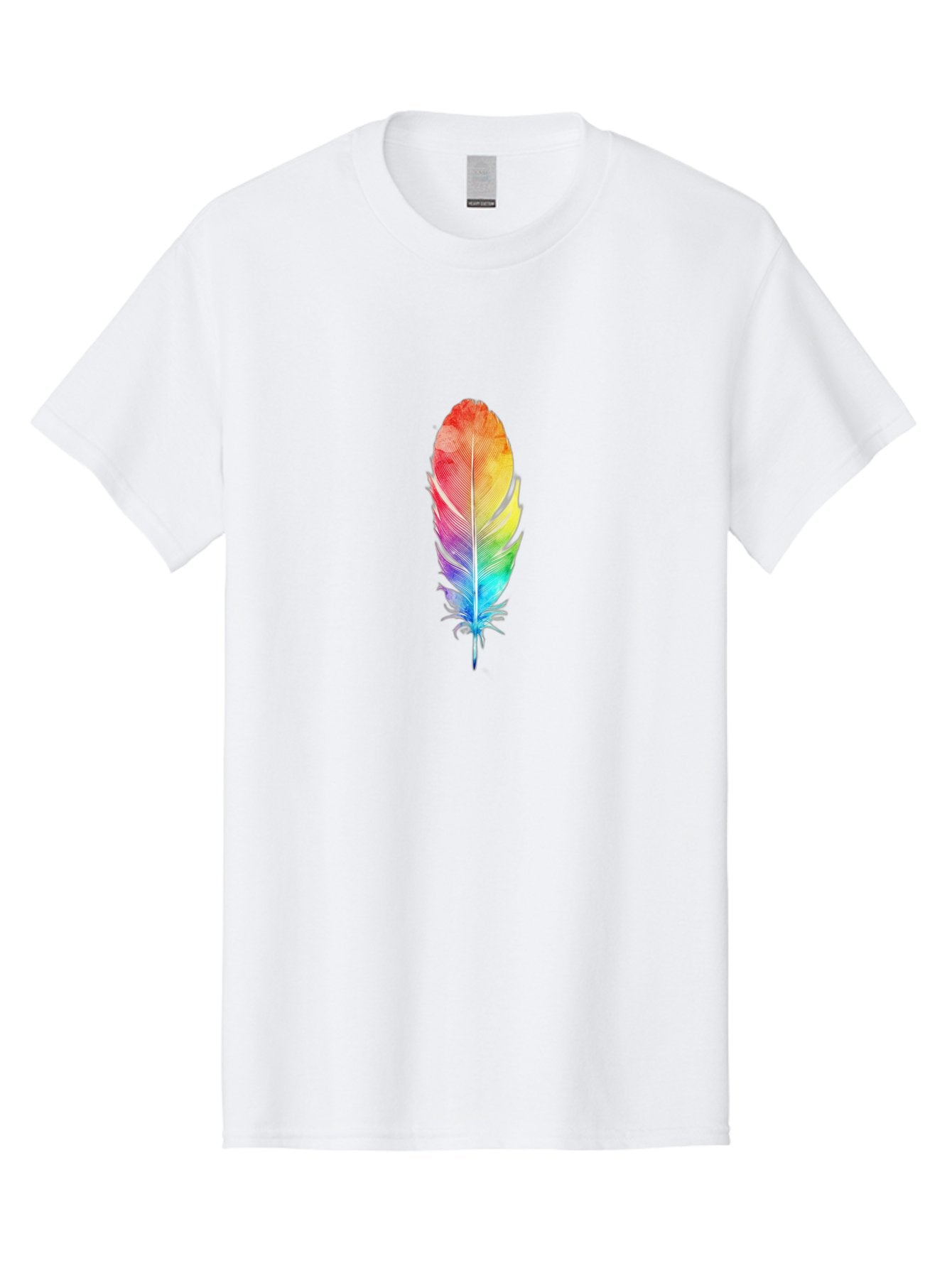 Rainbow-Feather-2 Men'S Graphic Tee, 100% Cotton, Comfortable Casual Summer Wear, Machine Washable, Vintage Camera, Old Camera, Antique Camera, Black Camera, Classic Photography, Photography Equipment, Nostalgic Device, Film Camera, Camera Art Baj225