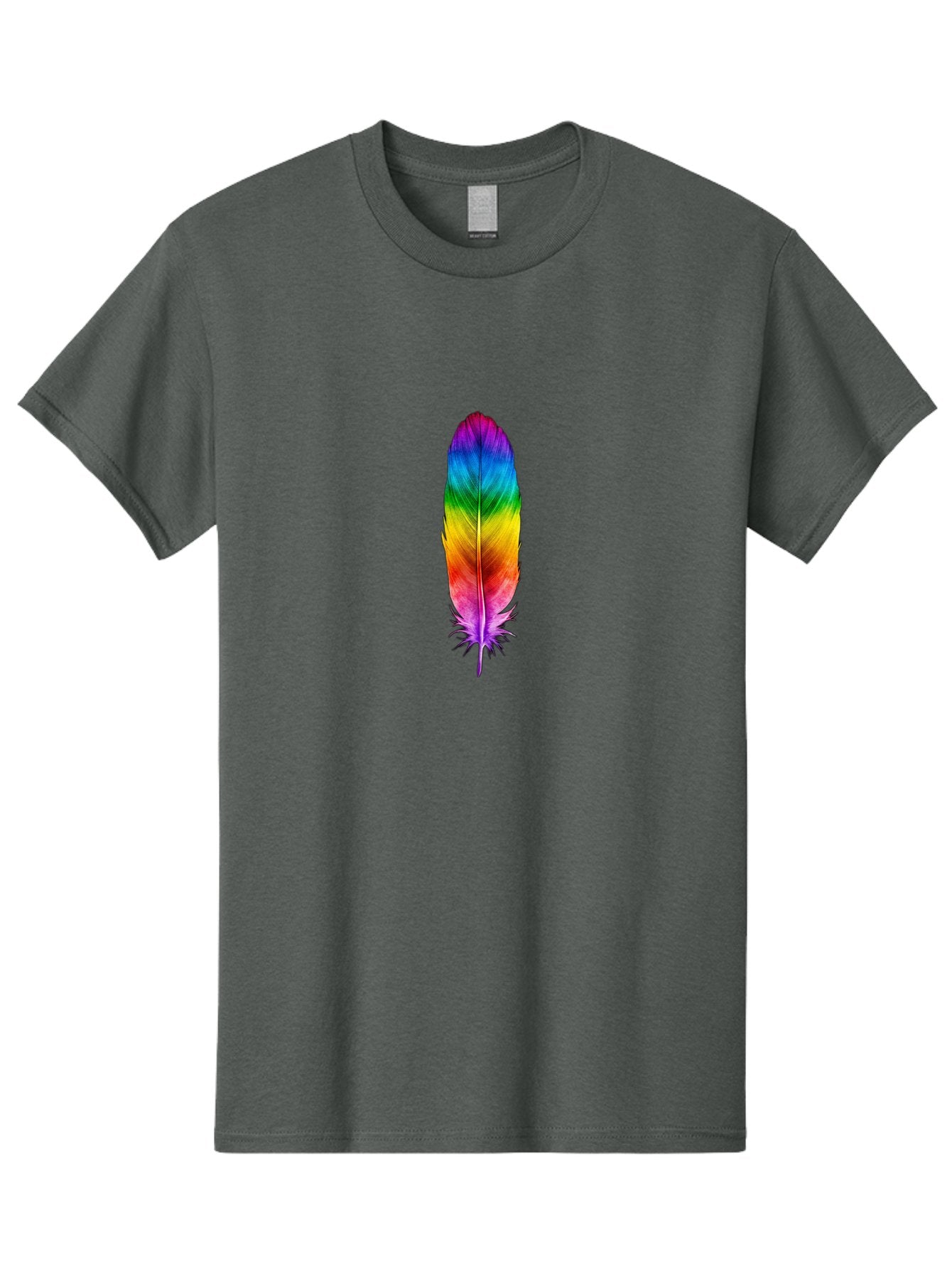 Rainbow-Feather-3 Men'S Graphic Tee, 100% Cotton, Comfortable Casual Summer Wear, Machine Washable, Vintage Camera, Old Camera, Antique Camera, Black Camera, Classic Photography, Photography Equipment, Nostalgic Device, Film Camera, Camera Art Baj226 8