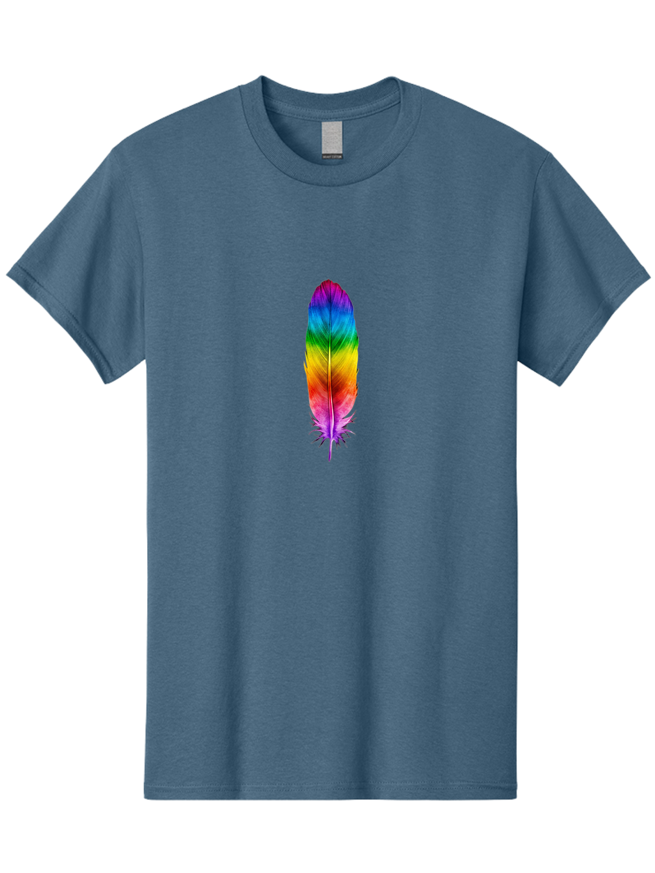 Rainbow-Feather-3 Men'S Graphic Tee, 100% Cotton, Comfortable Casual Summer Wear, Machine Washable, Vintage Camera, Old Camera, Antique Camera, Black Camera, Classic Photography, Photography Equipment, Nostalgic Device, Film Camera, Camera Art Baj226 14