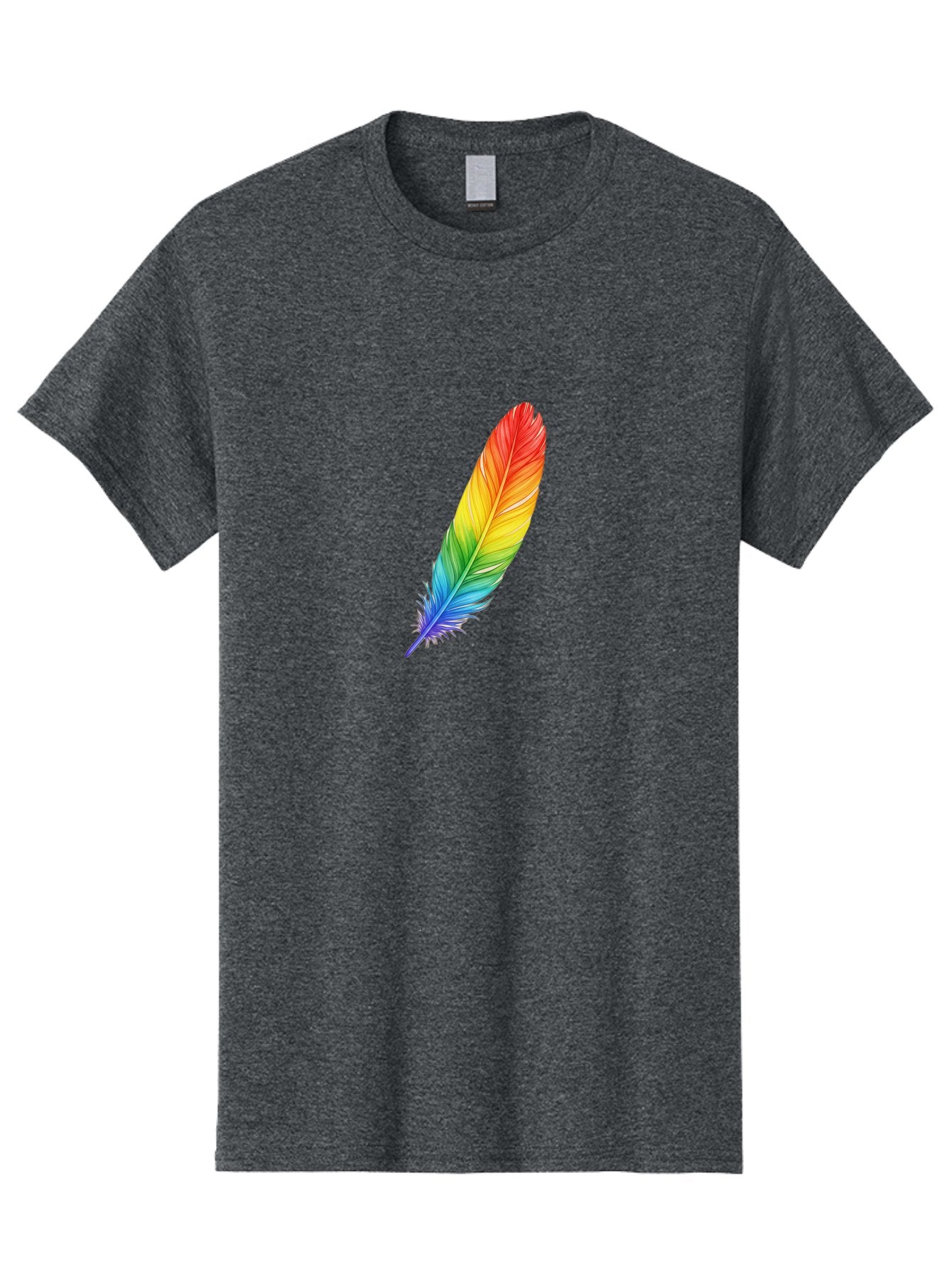 Rainbow-Feather-4 Men'S Graphic Tee, 100% Cotton, Comfortable Casual Summer Wear, Machine Washable, Vintage Camera, Old Camera, Antique Camera, Black Camera, Classic Photography, Photography Equipment, Nostalgic Device, Film Camera, Camera Art Baj227 11