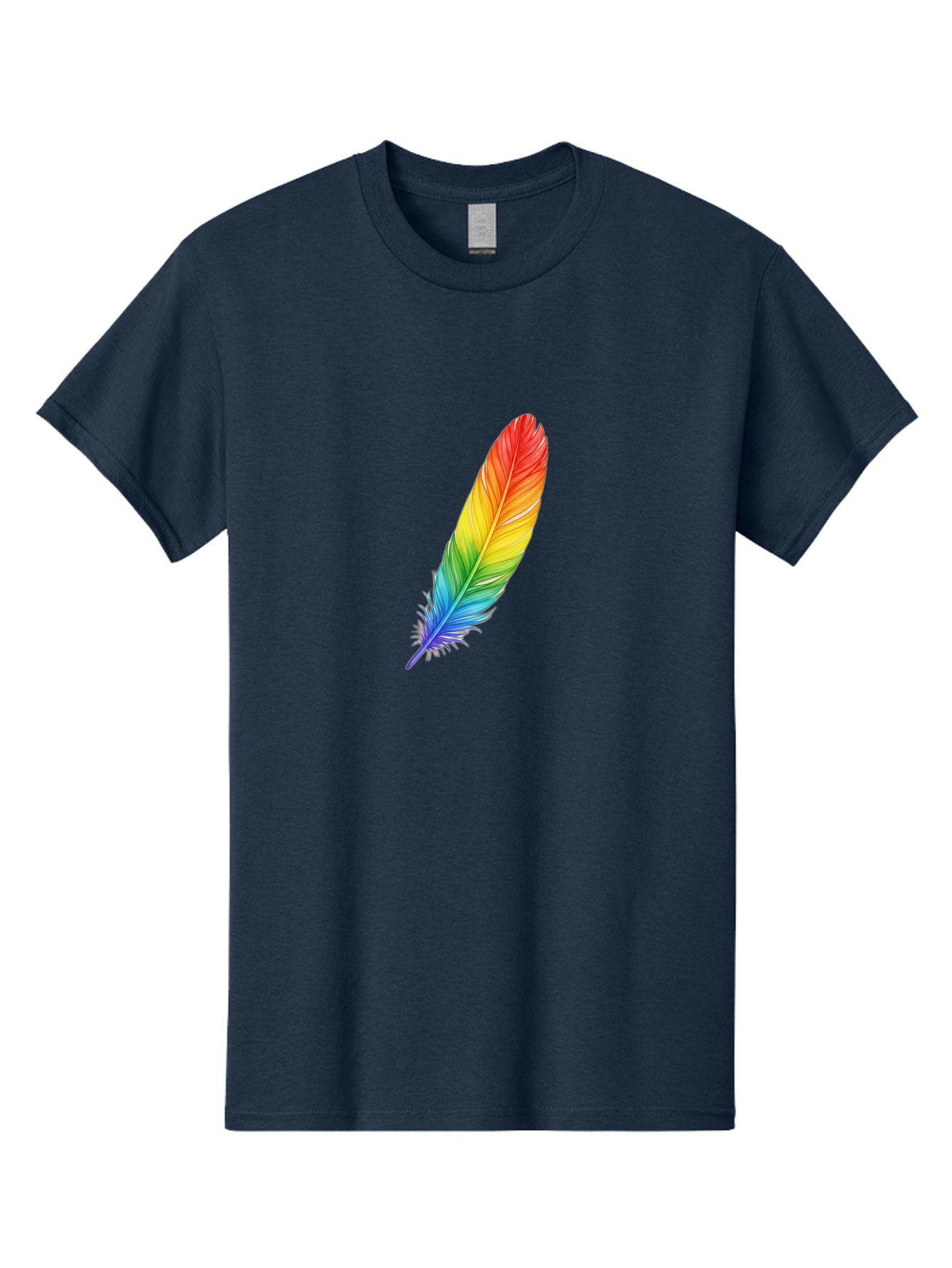 Rainbow-Feather-4 Men'S Graphic Tee, 100% Cotton, Comfortable Casual Summer Wear, Machine Washable, Vintage Camera, Old Camera, Antique Camera, Black Camera, Classic Photography, Photography Equipment, Nostalgic Device, Film Camera, Camera Art Baj227 6