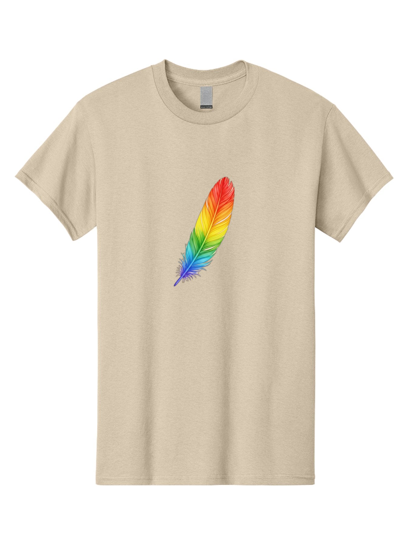 Rainbow-Feather-4 Men'S Graphic Tee, 100% Cotton, Comfortable Casual Summer Wear, Machine Washable, Vintage Camera, Old Camera, Antique Camera, Black Camera, Classic Photography, Photography Equipment, Nostalgic Device, Film Camera, Camera Art Baj227 15