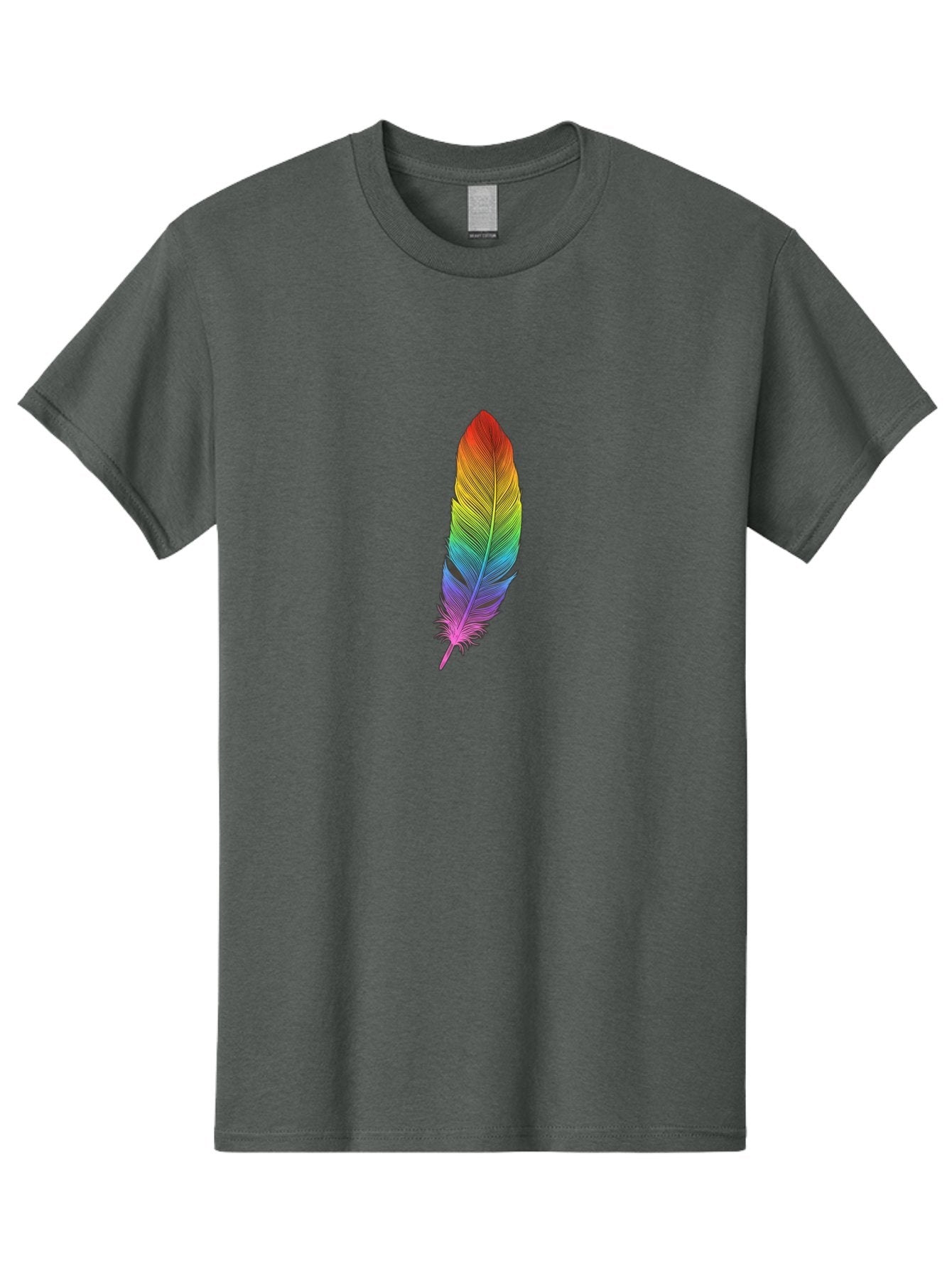 Rainbow-Feather-5 Men'S Graphic Tee, 100% Cotton, Comfortable Casual Summer Wear, Machine Washable, Vintage Camera, Old Camera, Antique Camera, Black Camera, Classic Photography, Photography Equipment, Nostalgic Device, Film Camera, Camera Art Baj228 13