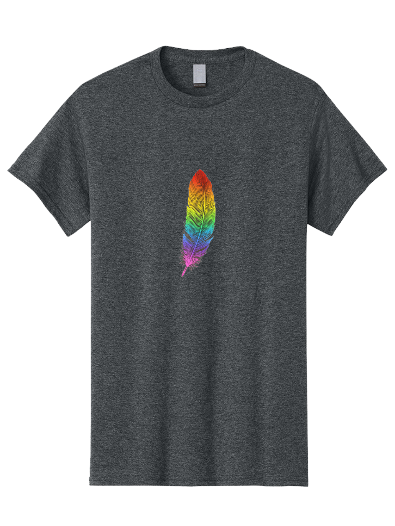 Rainbow-Feather-5 Men'S Graphic Tee, 100% Cotton, Comfortable Casual Summer Wear, Machine Washable, Vintage Camera, Old Camera, Antique Camera, Black Camera, Classic Photography, Photography Equipment, Nostalgic Device, Film Camera, Camera Art Baj228 8