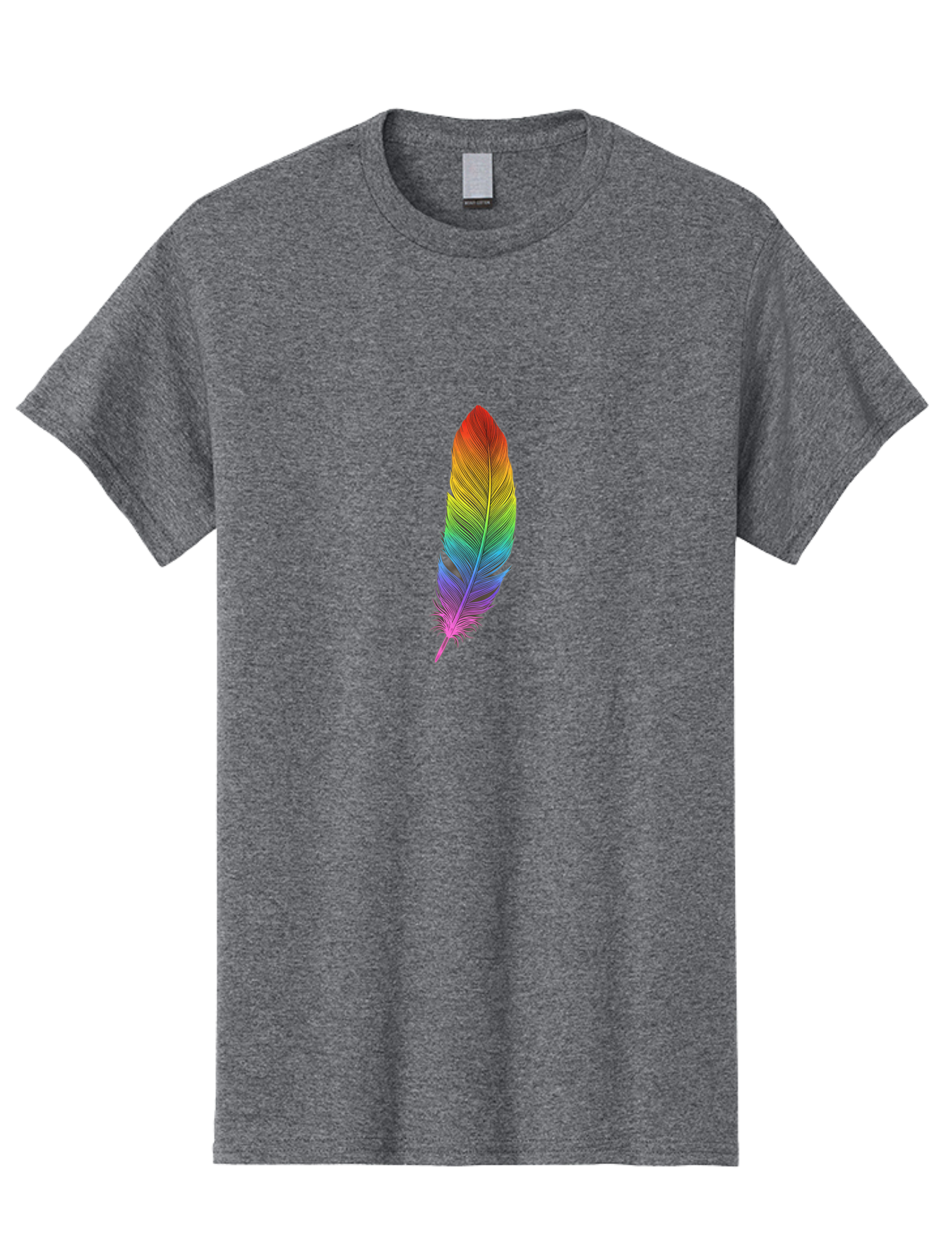 Rainbow-Feather-5 Men'S Graphic Tee, 100% Cotton, Comfortable Casual Summer Wear, Machine Washable, Vintage Camera, Old Camera, Antique Camera, Black Camera, Classic Photography, Photography Equipment, Nostalgic Device, Film Camera, Camera Art Baj228 6