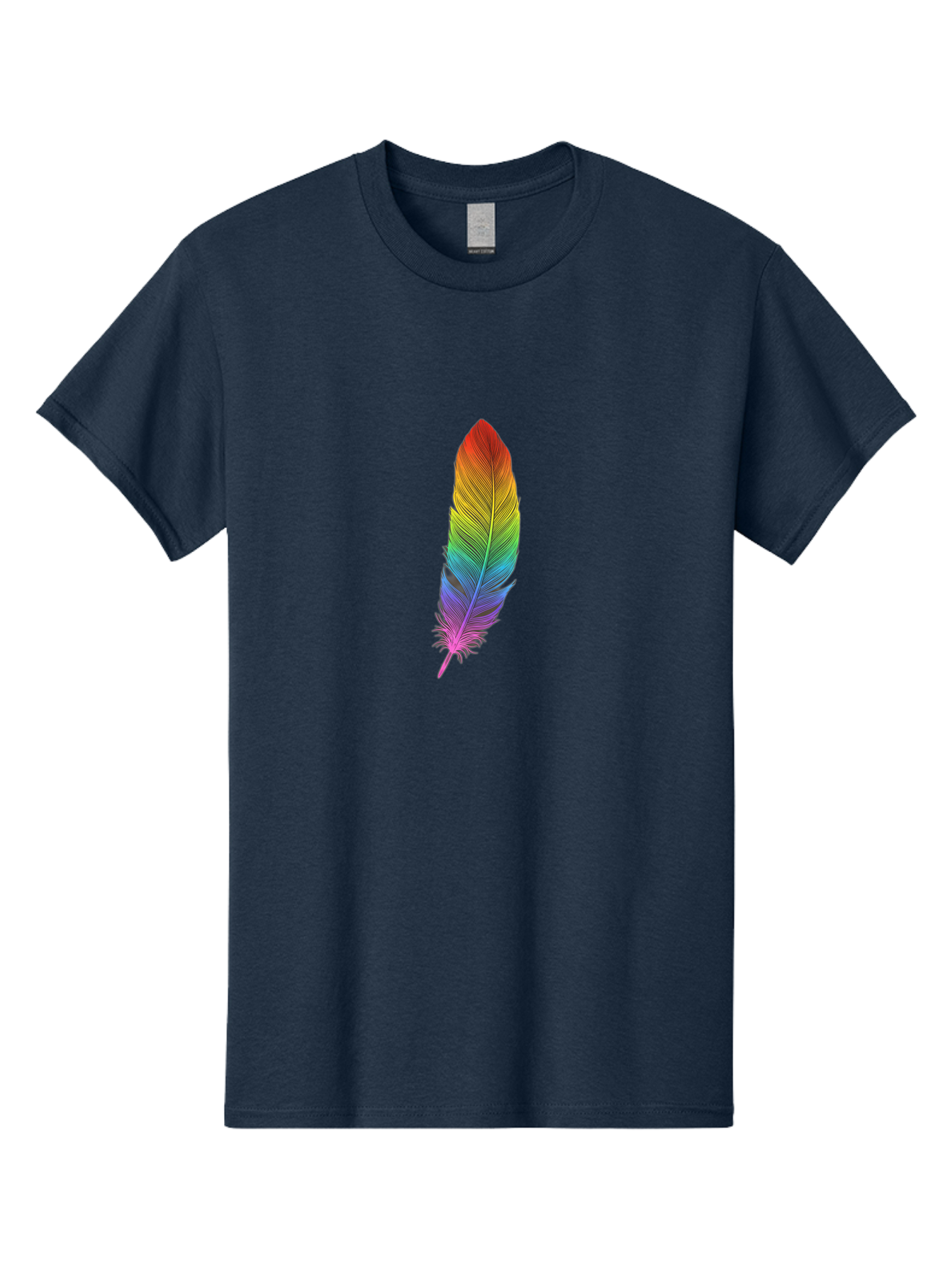 Rainbow-Feather-5 Men'S Graphic Tee, 100% Cotton, Comfortable Casual Summer Wear, Machine Washable, Vintage Camera, Old Camera, Antique Camera, Black Camera, Classic Photography, Photography Equipment, Nostalgic Device, Film Camera, Camera Art Baj228 3