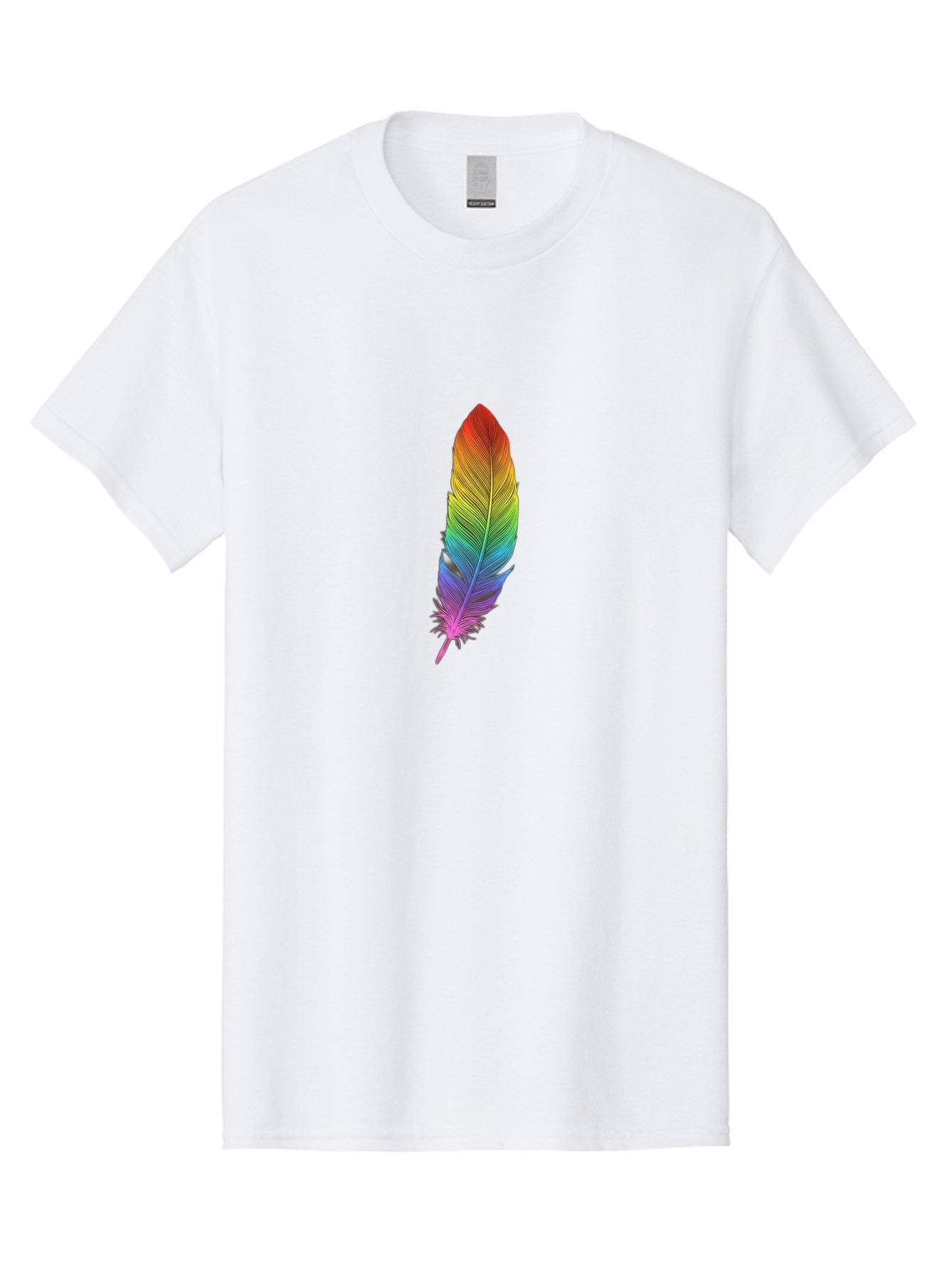 Rainbow-Feather-5 Men'S Graphic Tee, 100% Cotton, Comfortable Casual Summer Wear, Machine Washable, Vintage Camera, Old Camera, Antique Camera, Black Camera, Classic Photography, Photography Equipment, Nostalgic Device, Film Camera, Camera Art Baj228