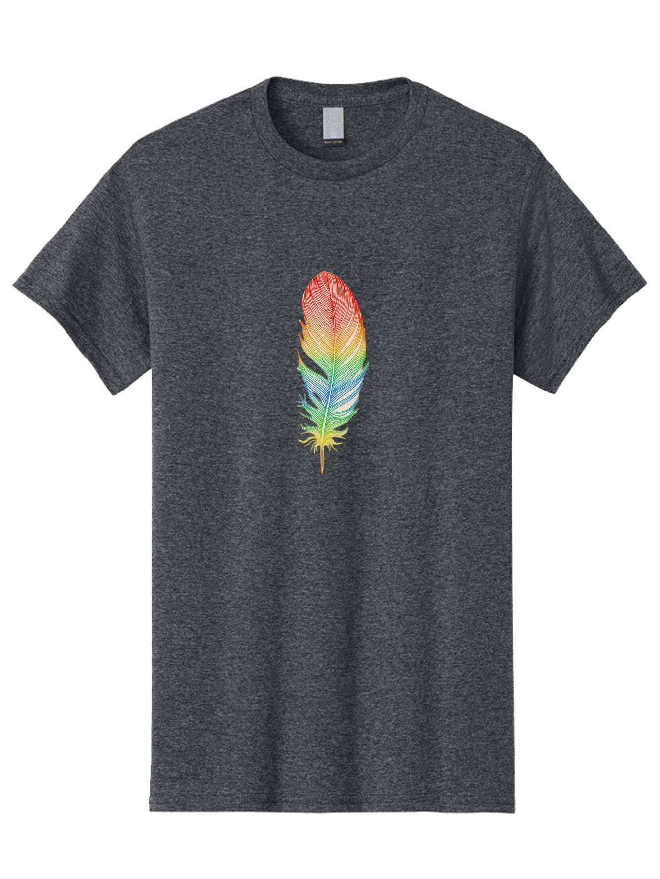 Rainbow-Feather-6 Men'S Graphic Tee, 100% Cotton, Comfortable Casual Summer Wear, Machine Washable, Vintage Camera, Old Camera, Antique Camera, Black Camera, Classic Photography, Photography Equipment, Nostalgic Device, Film Camera, Camera Art Baj229 14