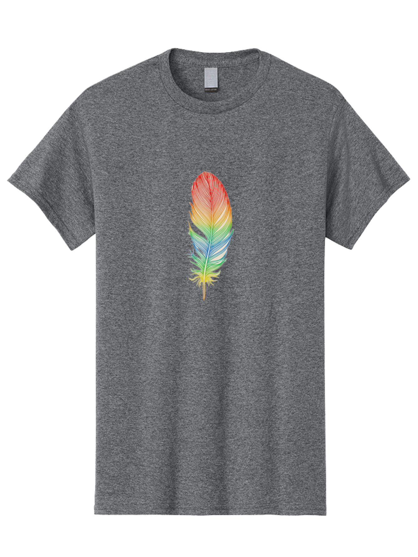 Rainbow-Feather-6 Men'S Graphic Tee, 100% Cotton, Comfortable Casual Summer Wear, Machine Washable, Vintage Camera, Old Camera, Antique Camera, Black Camera, Classic Photography, Photography Equipment, Nostalgic Device, Film Camera, Camera Art Baj229 12