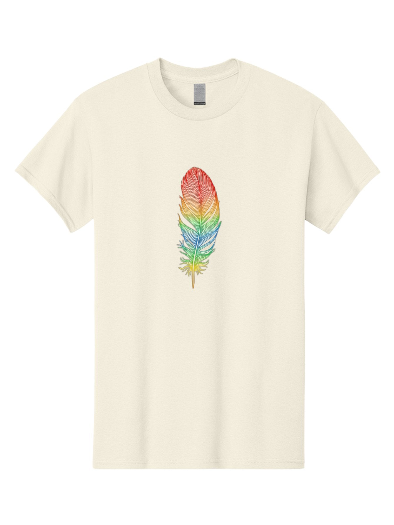 Rainbow-Feather-6 Men'S Graphic Tee, 100% Cotton, Comfortable Casual Summer Wear, Machine Washable, Vintage Camera, Old Camera, Antique Camera, Black Camera, Classic Photography, Photography Equipment, Nostalgic Device, Film Camera, Camera Art Baj229 5