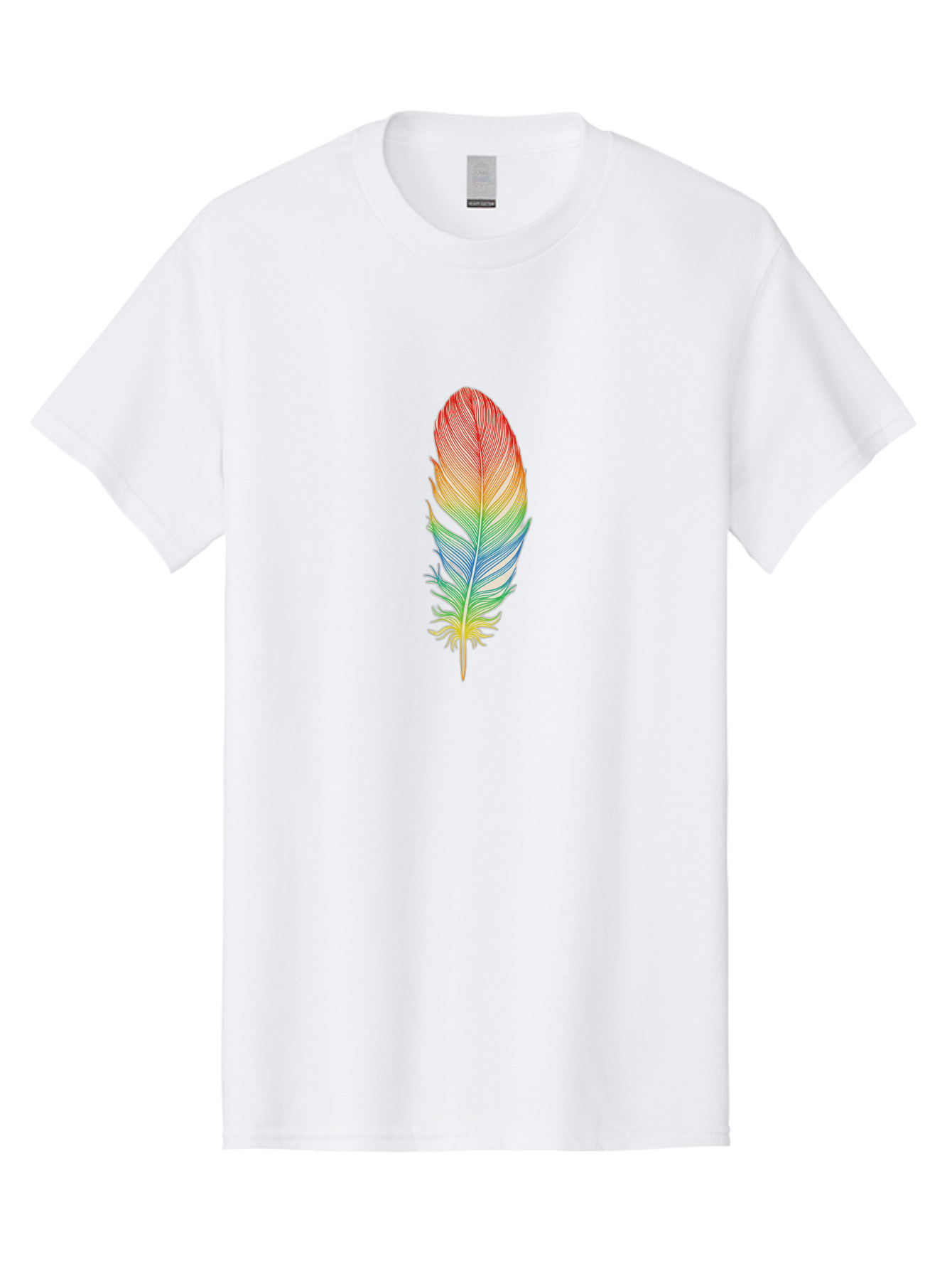 Rainbow-Feather-6 Men'S Graphic Tee, 100% Cotton, Comfortable Casual Summer Wear, Machine Washable, Vintage Camera, Old Camera, Antique Camera, Black Camera, Classic Photography, Photography Equipment, Nostalgic Device, Film Camera, Camera Art Baj229 10