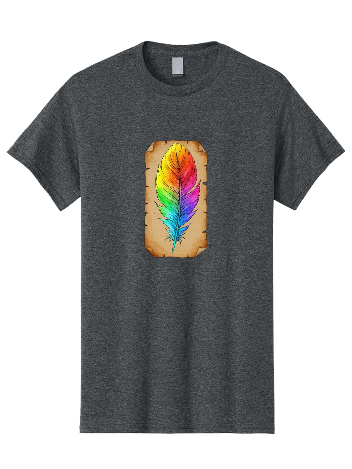 Rainbow-Feather-7 Men'S Graphic Tee, 100% Cotton, Comfortable Casual Summer Wear, Machine Washable, Vintage Camera, Old Camera, Antique Camera, Black Camera, Classic Photography, Photography Equipment, Nostalgic Device, Film Camera, Camera Art Baj230 13