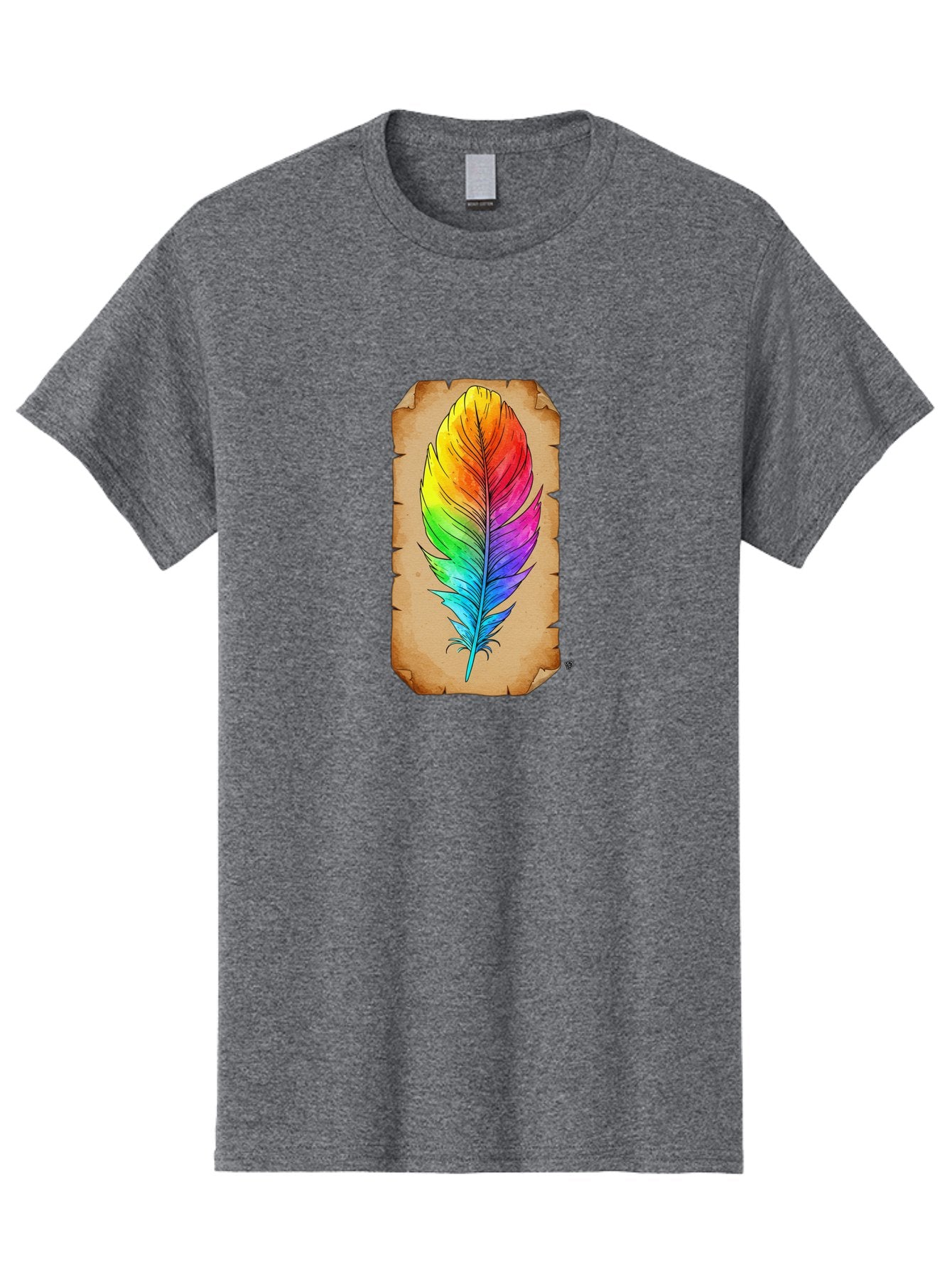 Rainbow-Feather-7 Men'S Graphic Tee, 100% Cotton, Comfortable Casual Summer Wear, Machine Washable, Vintage Camera, Old Camera, Antique Camera, Black Camera, Classic Photography, Photography Equipment, Nostalgic Device, Film Camera, Camera Art Baj230 9