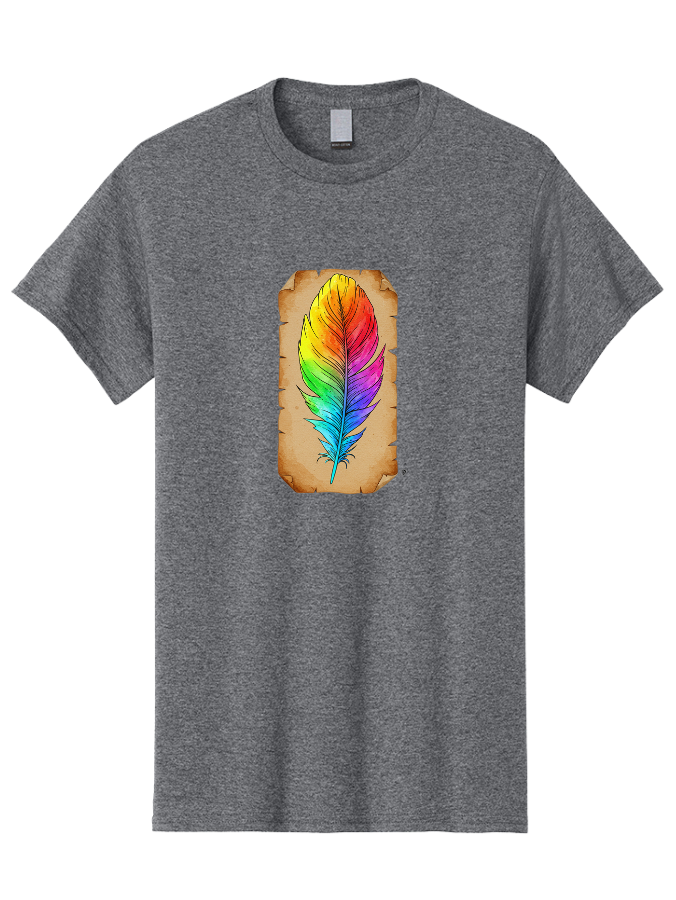Rainbow-Feather-7 Men'S Graphic Tee, 100% Cotton, Comfortable Casual Summer Wear, Machine Washable, Vintage Camera, Old Camera, Antique Camera, Black Camera, Classic Photography, Photography Equipment, Nostalgic Device, Film Camera, Camera Art Baj230 5