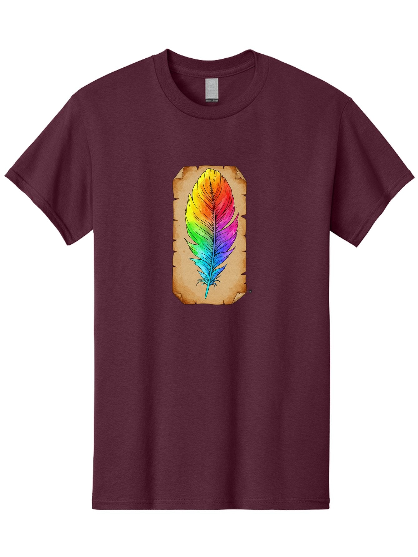 Rainbow-Feather-7 Men'S Graphic Tee, 100% Cotton, Comfortable Casual Summer Wear, Machine Washable, Vintage Camera, Old Camera, Antique Camera, Black Camera, Classic Photography, Photography Equipment, Nostalgic Device, Film Camera, Camera Art Baj230 8
