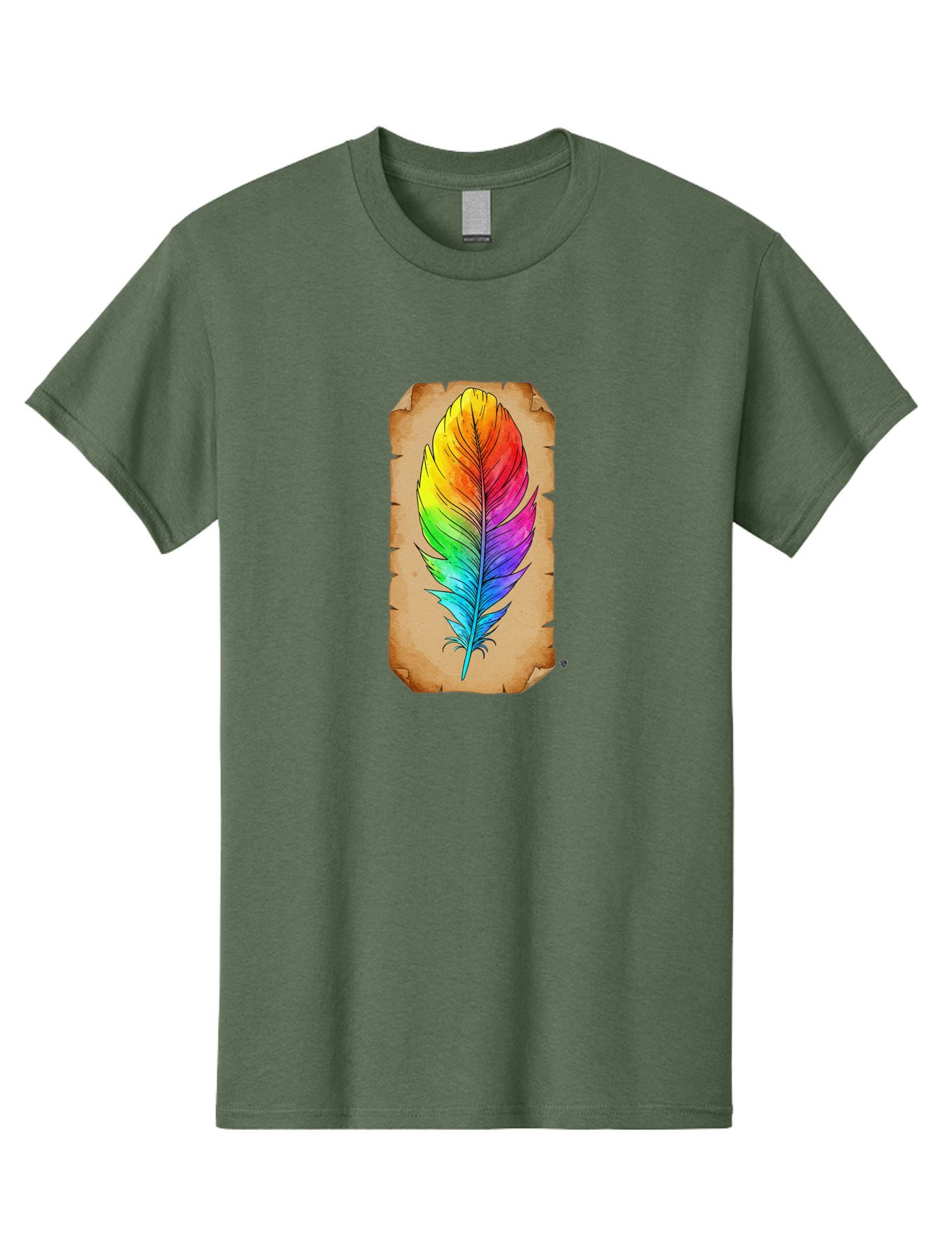 Rainbow-Feather-7 Men'S Graphic Tee, 100% Cotton, Comfortable Casual Summer Wear, Machine Washable, Vintage Camera, Old Camera, Antique Camera, Black Camera, Classic Photography, Photography Equipment, Nostalgic Device, Film Camera, Camera Art Baj230 3