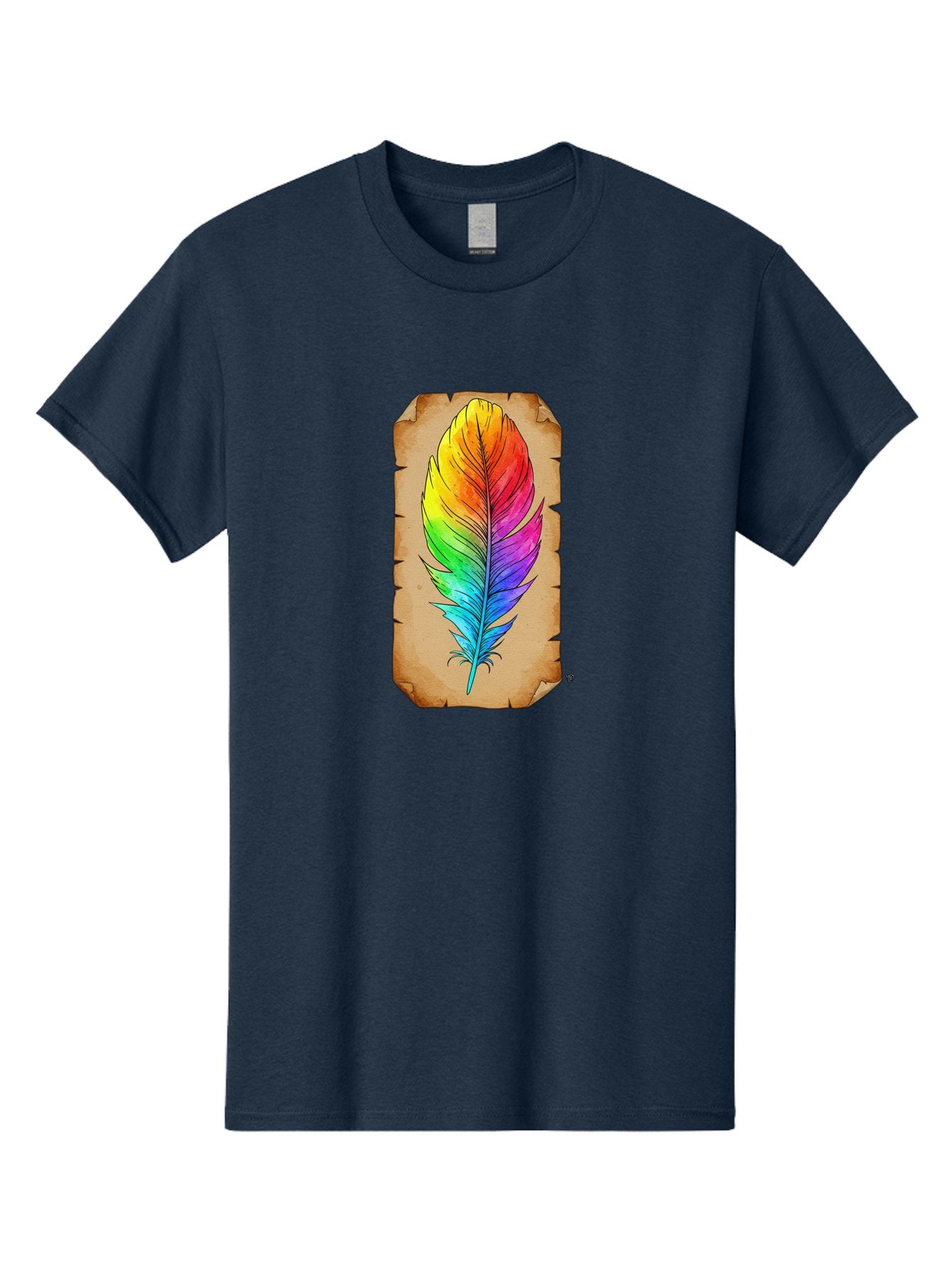 Rainbow-Feather-7 Men'S Graphic Tee, 100% Cotton, Comfortable Casual Summer Wear, Machine Washable, Vintage Camera, Old Camera, Antique Camera, Black Camera, Classic Photography, Photography Equipment, Nostalgic Device, Film Camera, Camera Art Baj230