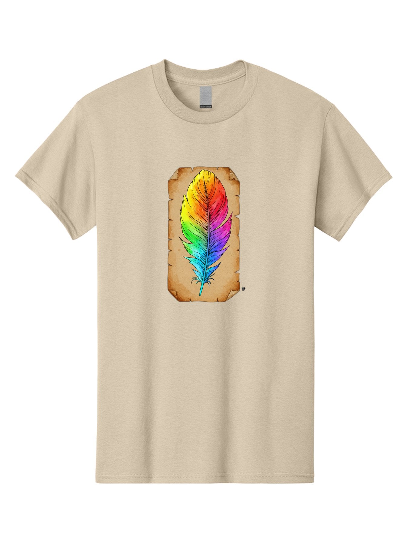 Rainbow-Feather-7 Men'S Graphic Tee, 100% Cotton, Comfortable Casual Summer Wear, Machine Washable, Vintage Camera, Old Camera, Antique Camera, Black Camera, Classic Photography, Photography Equipment, Nostalgic Device, Film Camera, Camera Art Baj230 3