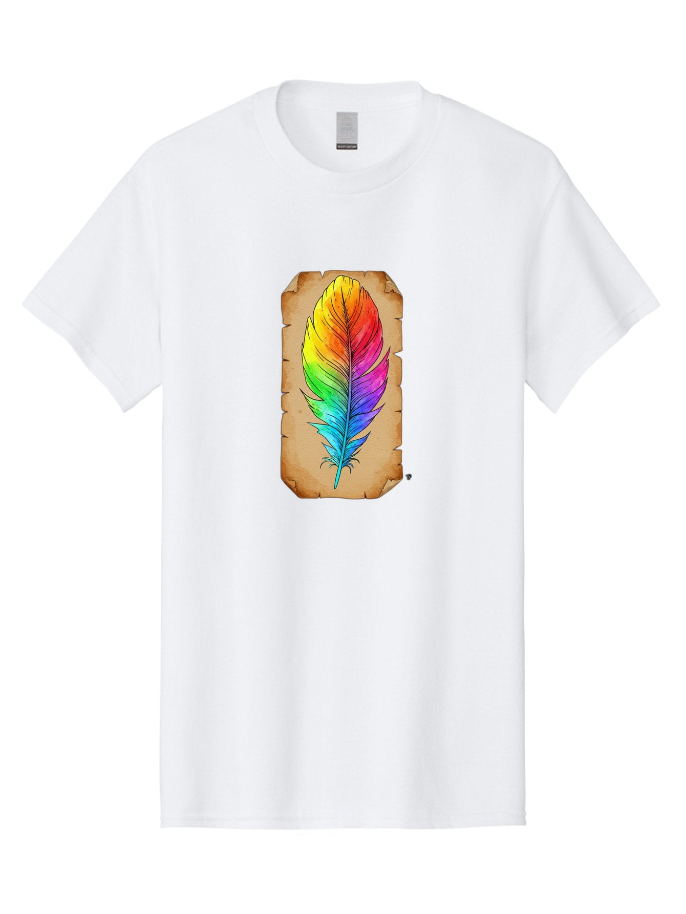 Rainbow-Feather-7 Men'S Graphic Tee, 100% Cotton, Comfortable Casual Summer Wear, Machine Washable, Vintage Camera, Old Camera, Antique Camera, Black Camera, Classic Photography, Photography Equipment, Nostalgic Device, Film Camera, Camera Art Baj230 7