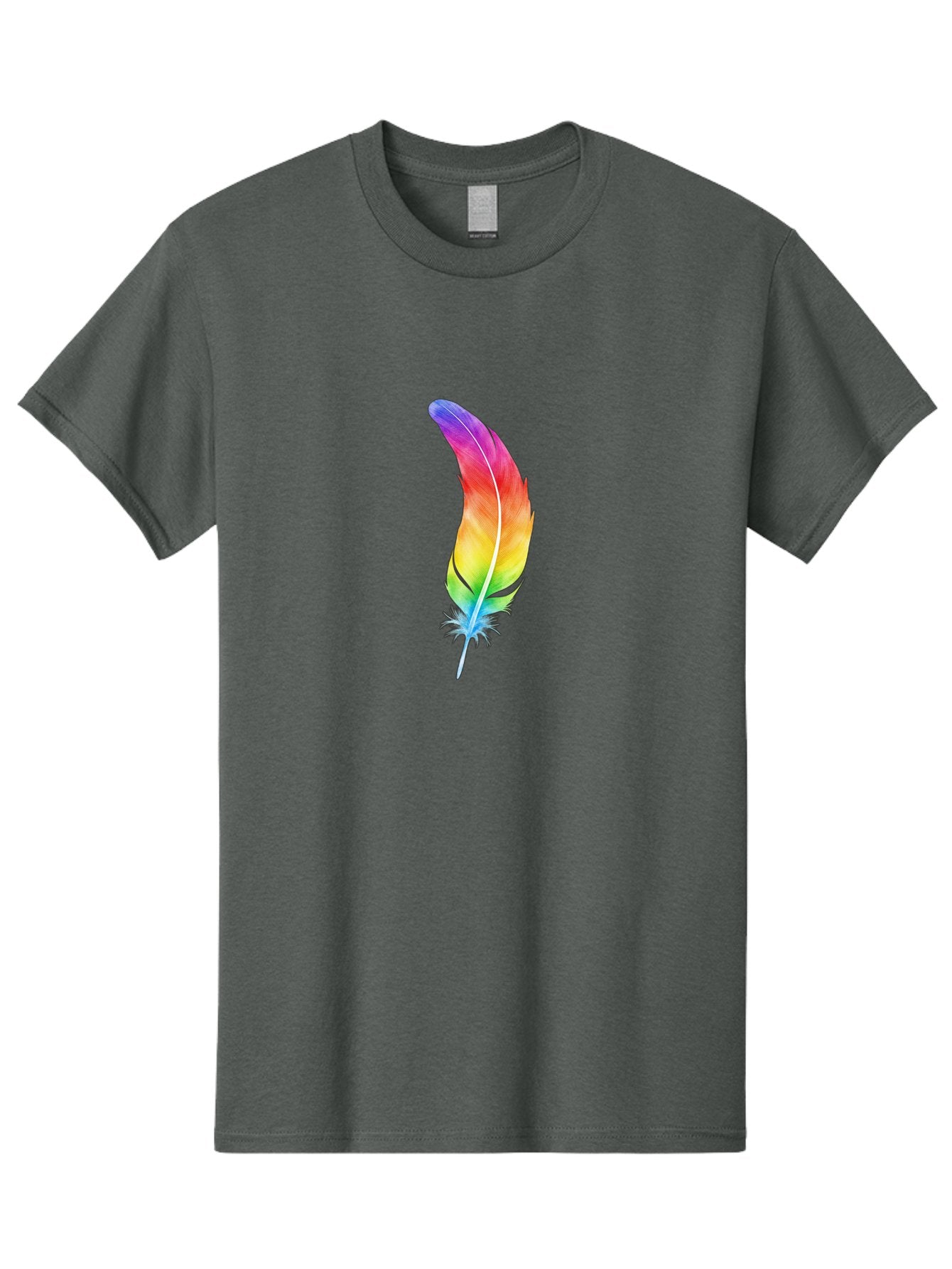 Rainbow-Feather-8 Men'S Graphic Tee, 100% Cotton, Comfortable Casual Summer Wear, Machine Washable, Vintage Camera, Old Camera, Antique Camera, Black Camera, Classic Photography, Photography Equipment, Nostalgic Device, Film Camera, Camera Art Baj231