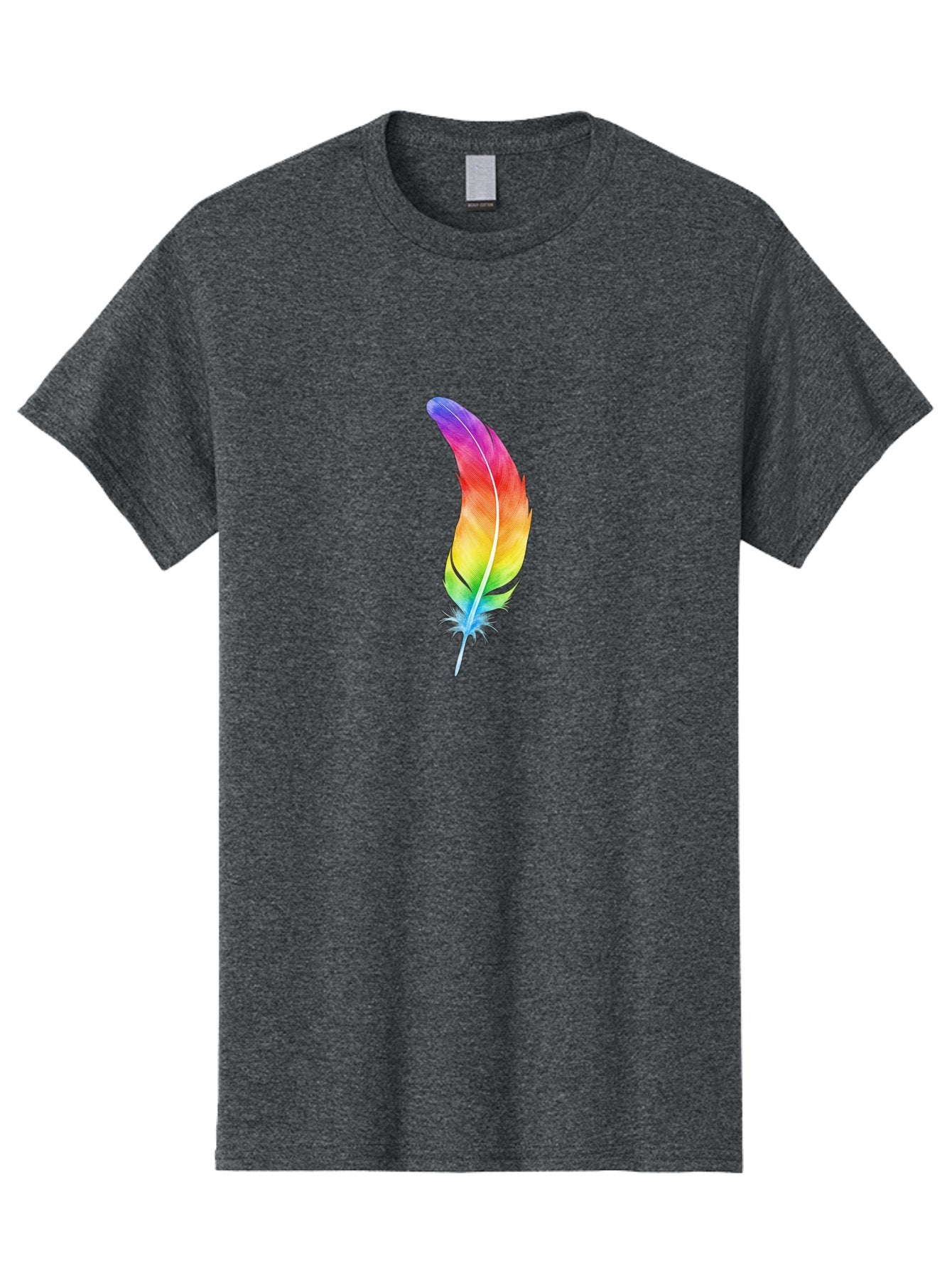 Rainbow-Feather-8 Men'S Graphic Tee, 100% Cotton, Comfortable Casual Summer Wear, Machine Washable, Vintage Camera, Old Camera, Antique Camera, Black Camera, Classic Photography, Photography Equipment, Nostalgic Device, Film Camera, Camera Art Baj231 8