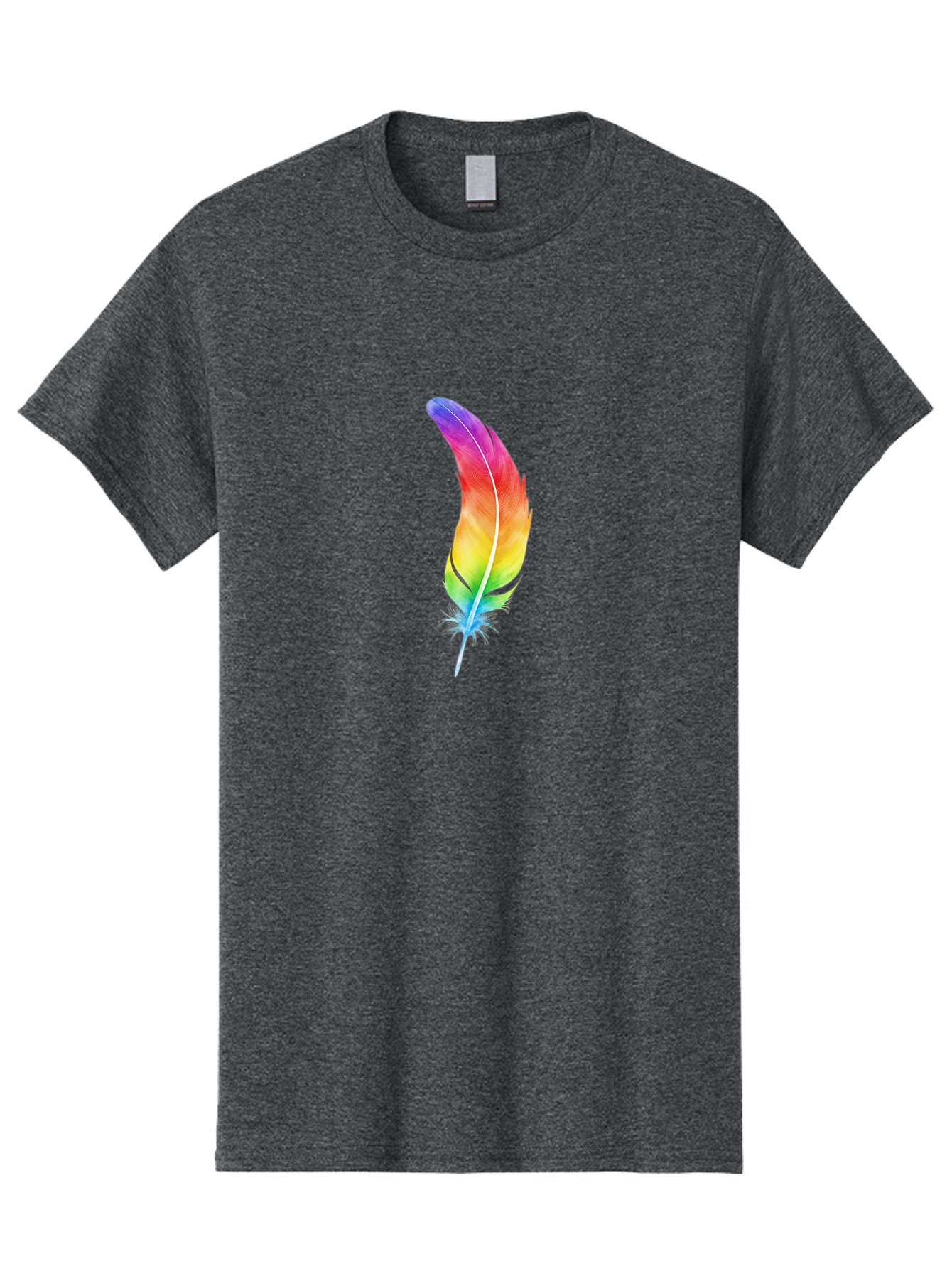 Rainbow-Feather-8 Men'S Graphic Tee, 100% Cotton, Comfortable Casual Summer Wear, Machine Washable, Vintage Camera, Old Camera, Antique Camera, Black Camera, Classic Photography, Photography Equipment, Nostalgic Device, Film Camera, Camera Art Baj231 6