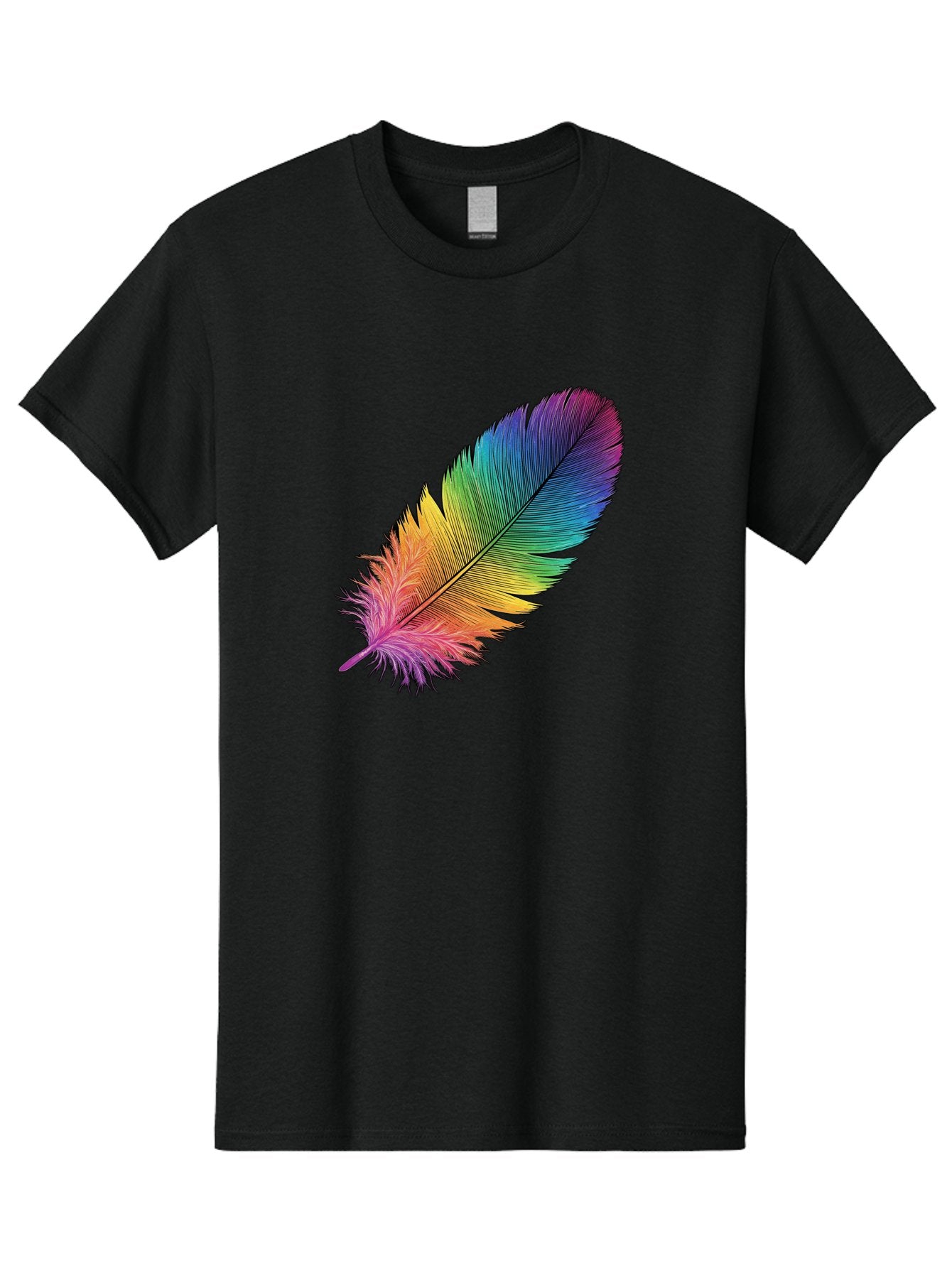 Rainbow-Feather-9 Men'S Graphic Tee, 100% Cotton, Comfortable Casual Summer Wear, Machine Washable, Vintage Camera, Old Camera, Antique Camera, Black Camera, Classic Photography, Photography Equipment, Nostalgic Device, Film Camera, Camera Art Baj232 10