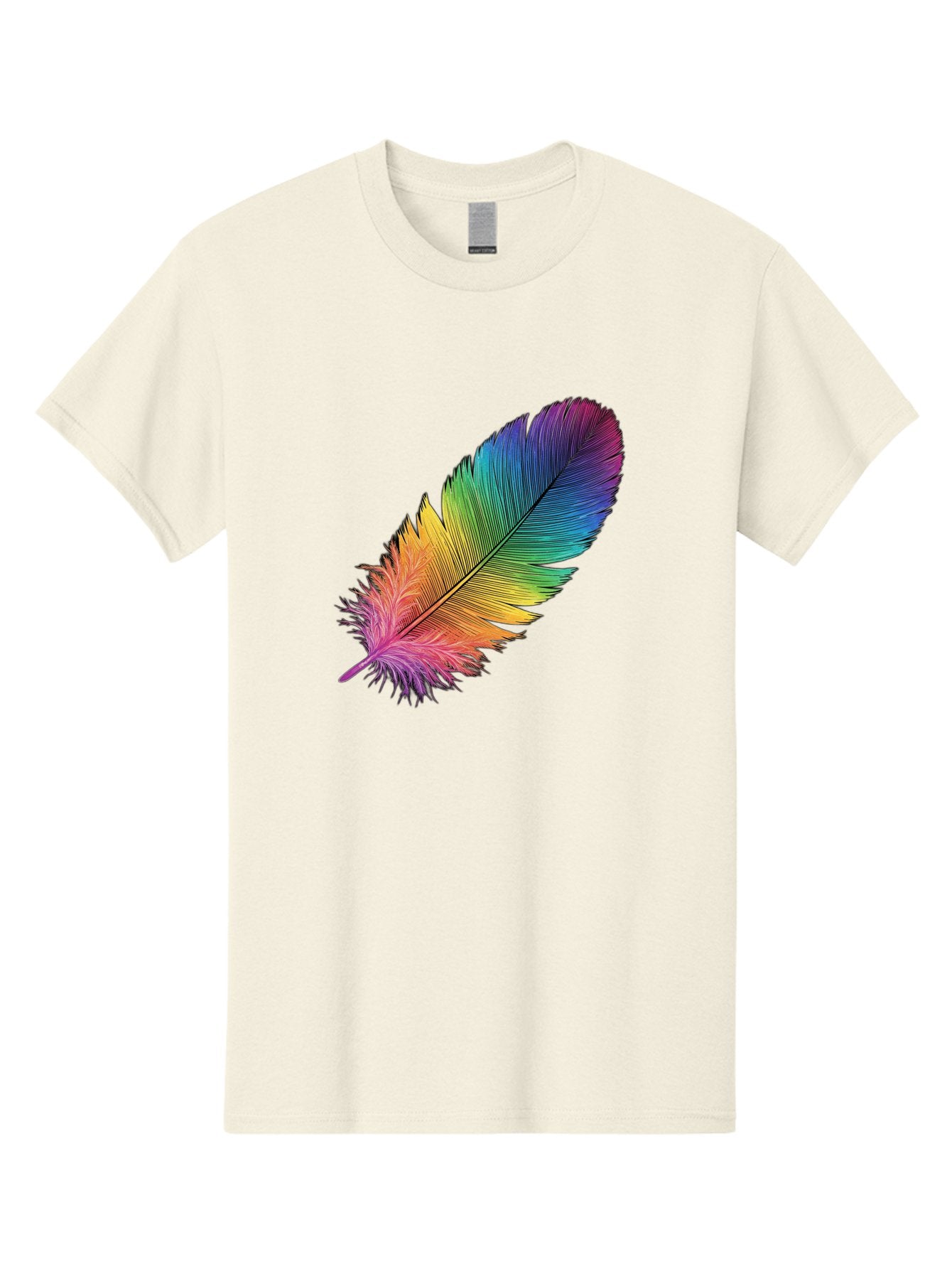 Rainbow-Feather-9 Men'S Graphic Tee, 100% Cotton, Comfortable Casual Summer Wear, Machine Washable, Vintage Camera, Old Camera, Antique Camera, Black Camera, Classic Photography, Photography Equipment, Nostalgic Device, Film Camera, Camera Art Baj232 15