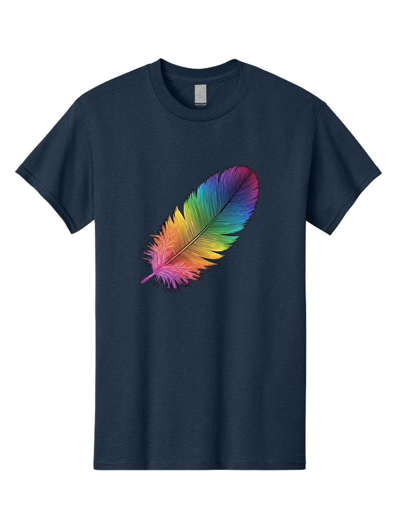 Rainbow-Feather-9 Men'S Graphic Tee, 100% Cotton, Comfortable Casual Summer Wear, Machine Washable, Vintage Camera, Old Camera, Antique Camera, Black Camera, Classic Photography, Photography Equipment, Nostalgic Device, Film Camera, Camera Art Baj232 8