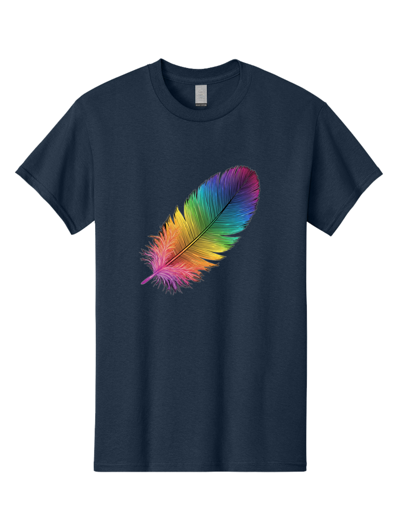 Rainbow-Feather-9 Men'S Graphic Tee, 100% Cotton, Comfortable Casual Summer Wear, Machine Washable, Vintage Camera, Old Camera, Antique Camera, Black Camera, Classic Photography, Photography Equipment, Nostalgic Device, Film Camera, Camera Art Baj232 6