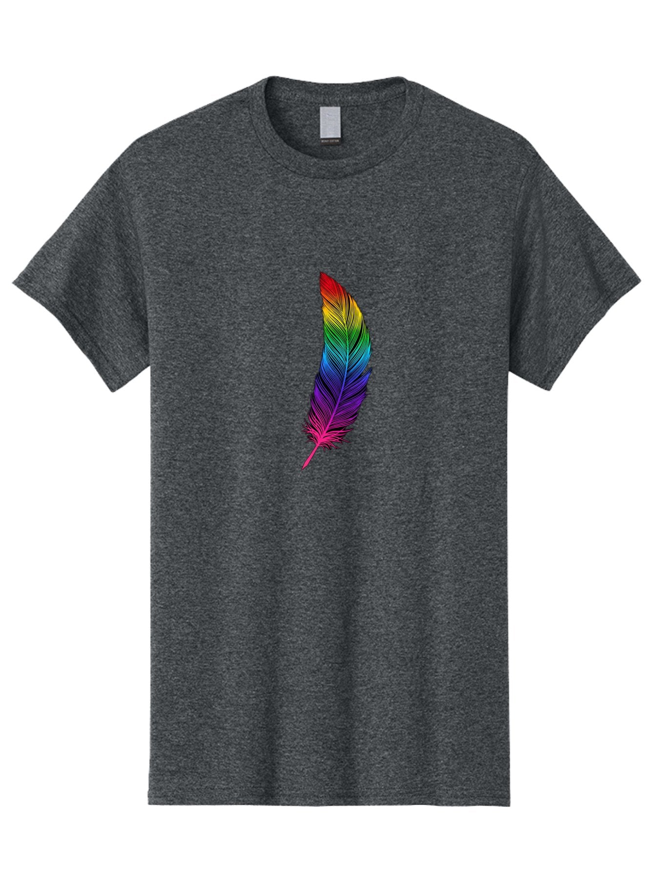 Rainbow-Feather Men'S Graphic Tee, 100% Cotton, Comfortable Casual Summer Wear, Machine Washable, Vintage Camera, Old Camera, Antique Camera, Black Camera, Classic Photography, Photography Equipment, Nostalgic Device, Film Camera, Camera Art Baj233