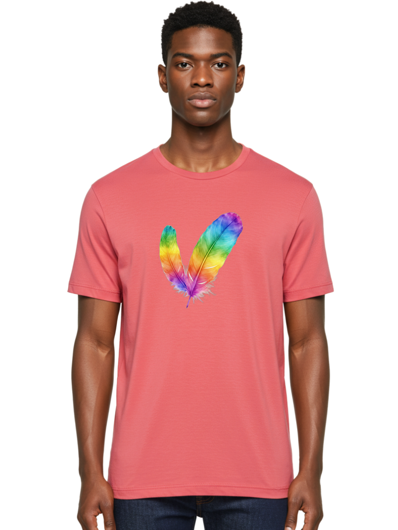 Rainbow-Feathers Men'S Graphic Tee, 100% Cotton, Comfortable Casual Summer Wear, Machine Washable, Vintage Camera, Old Camera, Antique Camera, Black Camera, Classic Photography, Photography Equipment, Nostalgic Device, Film Camera, Camera Art Baj234 30