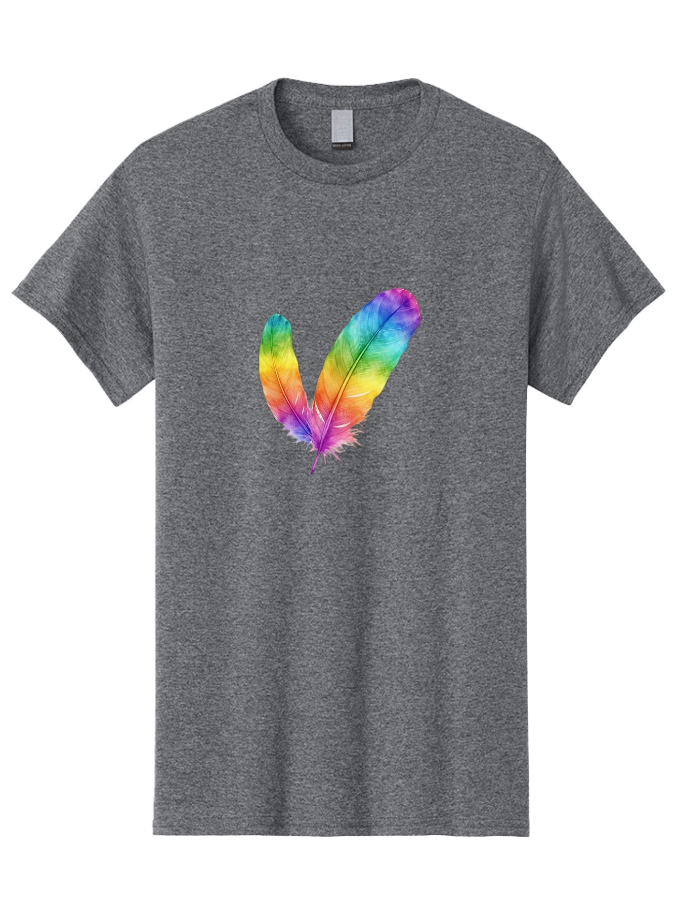 Rainbow-Feathers Men'S Graphic Tee, 100% Cotton, Comfortable Casual Summer Wear, Machine Washable, Vintage Camera, Old Camera, Antique Camera, Black Camera, Classic Photography, Photography Equipment, Nostalgic Device, Film Camera, Camera Art Baj234