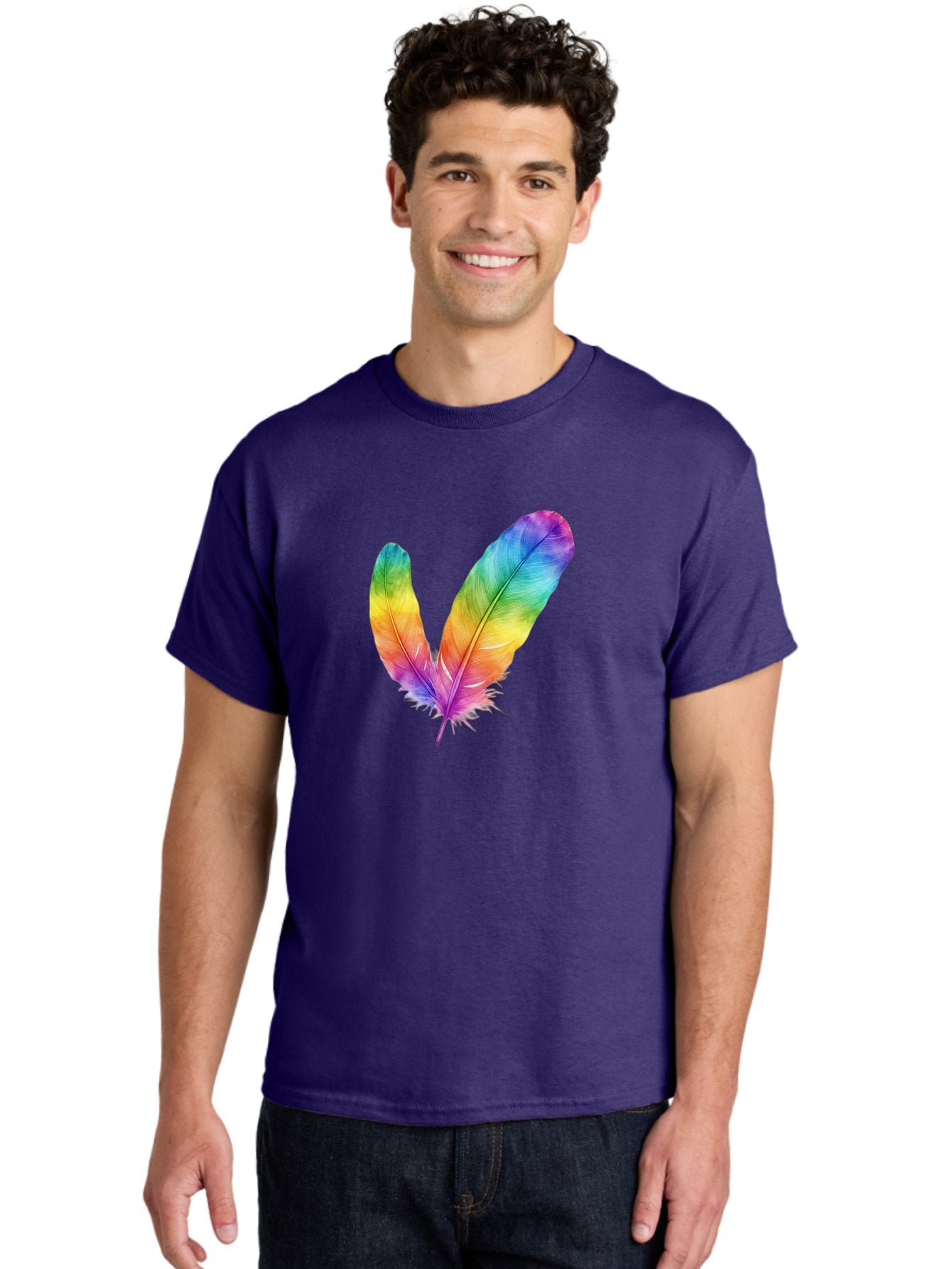 Rainbow-Feathers Men'S Graphic Tee, 100% Cotton, Comfortable Casual Summer Wear, Machine Washable, Vintage Camera, Old Camera, Antique Camera, Black Camera, Classic Photography, Photography Equipment, Nostalgic Device, Film Camera, Camera Art Baj234 25