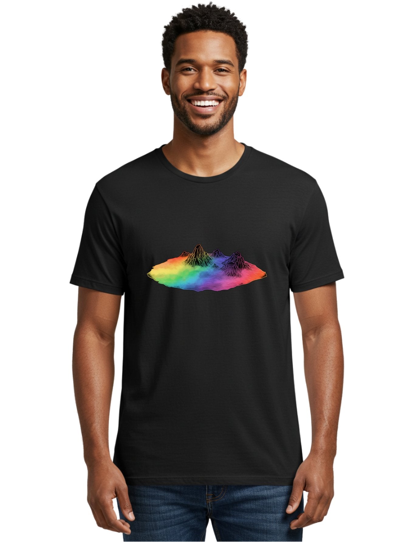 Rainbow-Mountains Men'S Graphic Tee, 100% Cotton, Comfortable Casual Summer Wear, Machine Washable, Vintage Camera, Old Camera, Antique Camera, Black Camera, Classic Photography, Photography Equipment, Nostalgic Device, Film Camera, Camera Art Baj237 25
