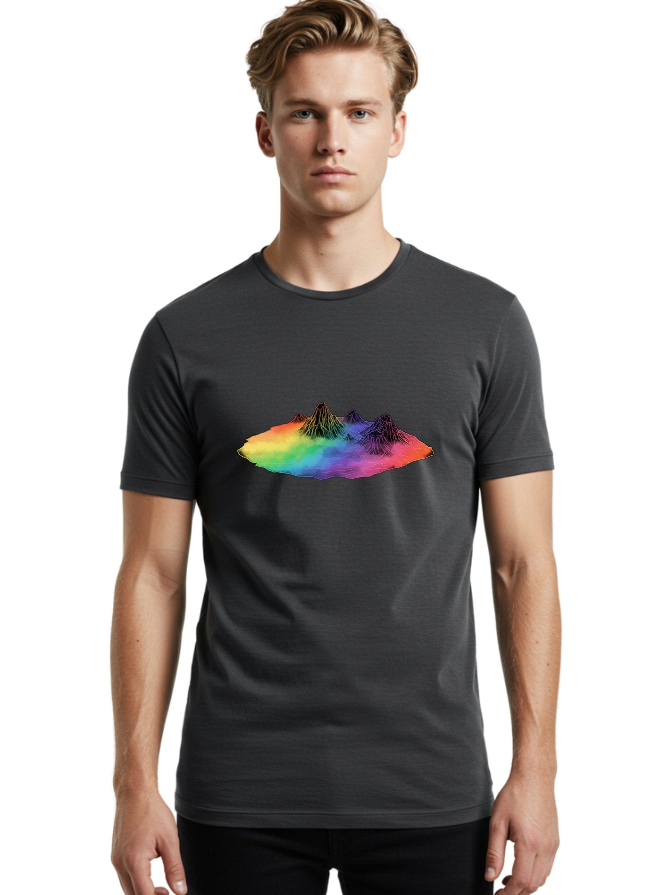 Rainbow-Mountains Men'S Graphic Tee, 100% Cotton, Comfortable Casual Summer Wear, Machine Washable, Vintage Camera, Old Camera, Antique Camera, Black Camera, Classic Photography, Photography Equipment, Nostalgic Device, Film Camera, Camera Art Baj237 29