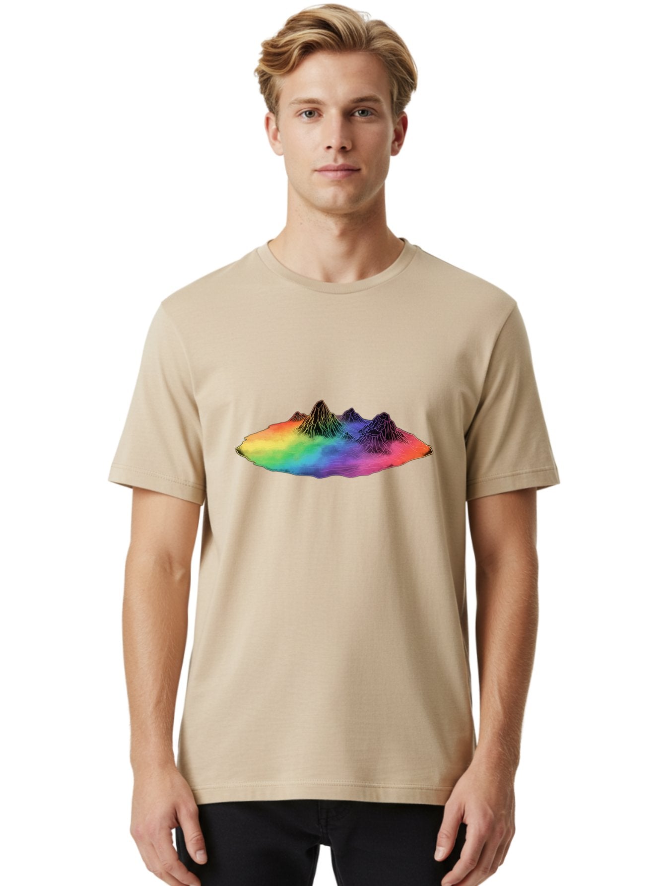 Rainbow-Mountains Men'S Graphic Tee, 100% Cotton, Comfortable Casual Summer Wear, Machine Washable, Vintage Camera, Old Camera, Antique Camera, Black Camera, Classic Photography, Photography Equipment, Nostalgic Device, Film Camera, Camera Art Baj237 23