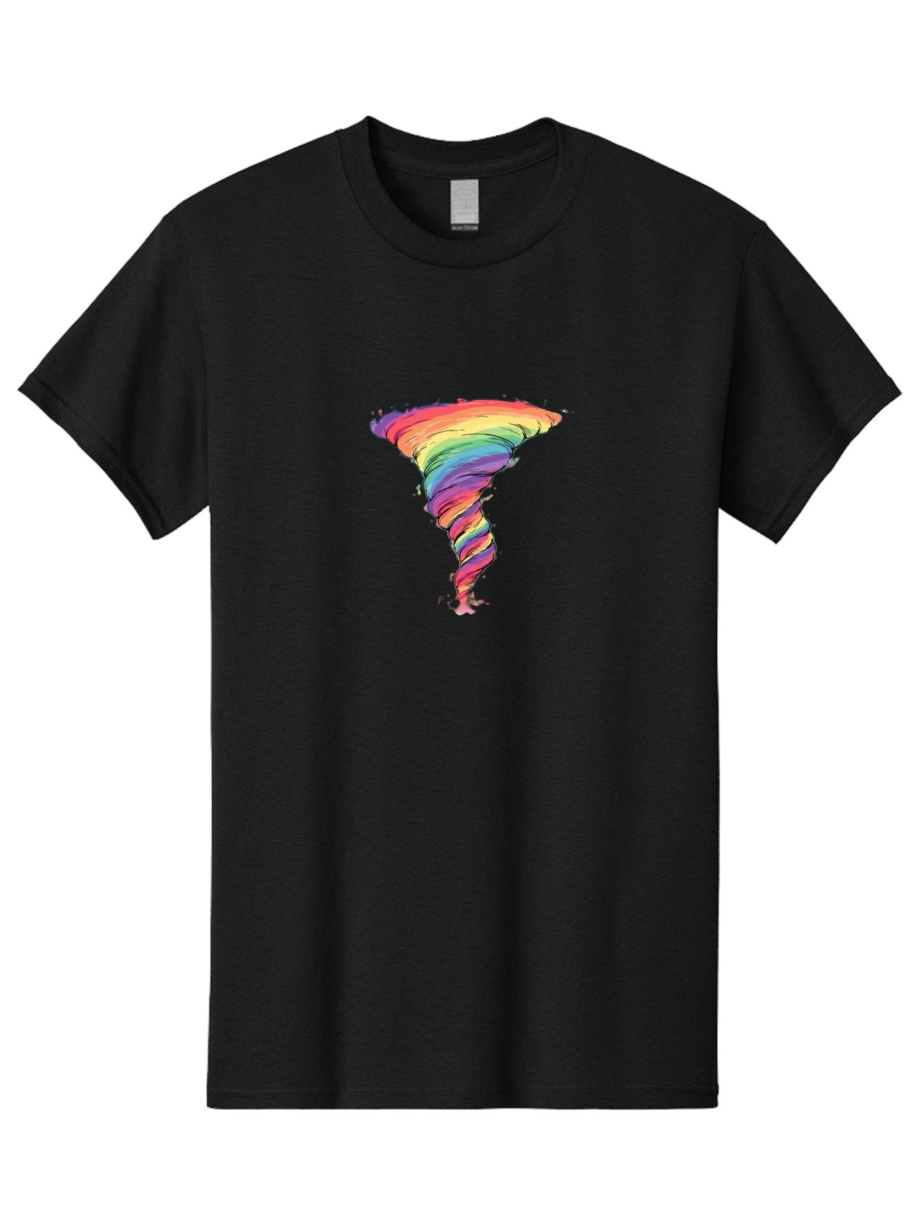Rainbow-Tornado Men'S Graphic Tee, 100% Cotton, Comfortable Casual Summer Wear, Machine Washable, Vintage Camera, Old Camera, Antique Camera, Black Camera, Classic Photography, Photography Equipment, Nostalgic Device, Film Camera, Camera Art Baj239 11