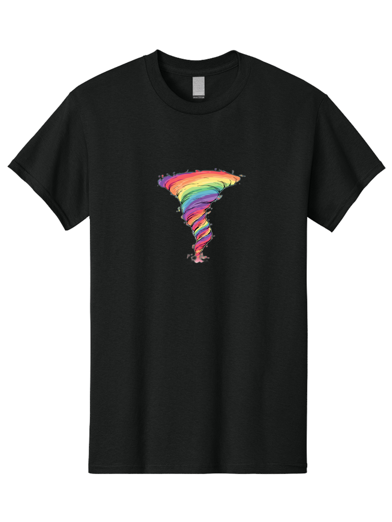 Rainbow-Tornado Men'S Graphic Tee, 100% Cotton, Comfortable Casual Summer Wear, Machine Washable, Vintage Camera, Old Camera, Antique Camera, Black Camera, Classic Photography, Photography Equipment, Nostalgic Device, Film Camera, Camera Art Baj239 4