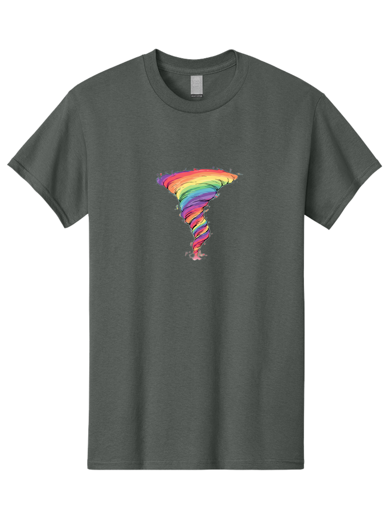 Rainbow-Tornado Men'S Graphic Tee, 100% Cotton, Comfortable Casual Summer Wear, Machine Washable, Vintage Camera, Old Camera, Antique Camera, Black Camera, Classic Photography, Photography Equipment, Nostalgic Device, Film Camera, Camera Art Baj239 6