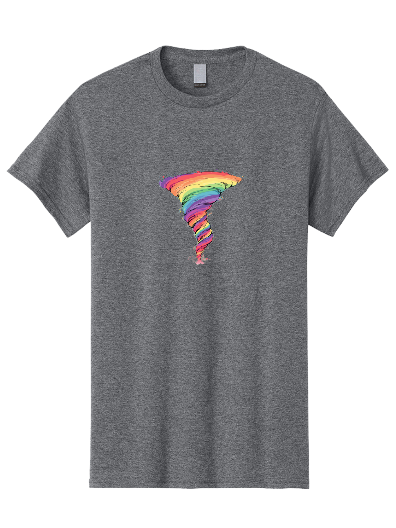 Rainbow-Tornado Men'S Graphic Tee, 100% Cotton, Comfortable Casual Summer Wear, Machine Washable, Vintage Camera, Old Camera, Antique Camera, Black Camera, Classic Photography, Photography Equipment, Nostalgic Device, Film Camera, Camera Art Baj239 9