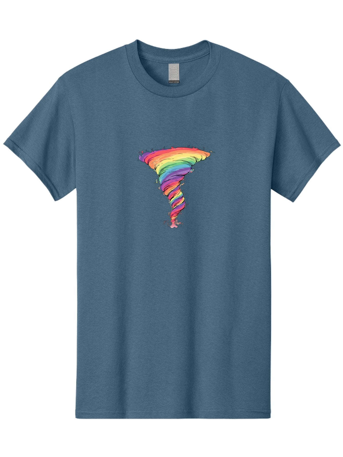 Rainbow-Tornado Men'S Graphic Tee, 100% Cotton, Comfortable Casual Summer Wear, Machine Washable, Vintage Camera, Old Camera, Antique Camera, Black Camera, Classic Photography, Photography Equipment, Nostalgic Device, Film Camera, Camera Art Baj239 7