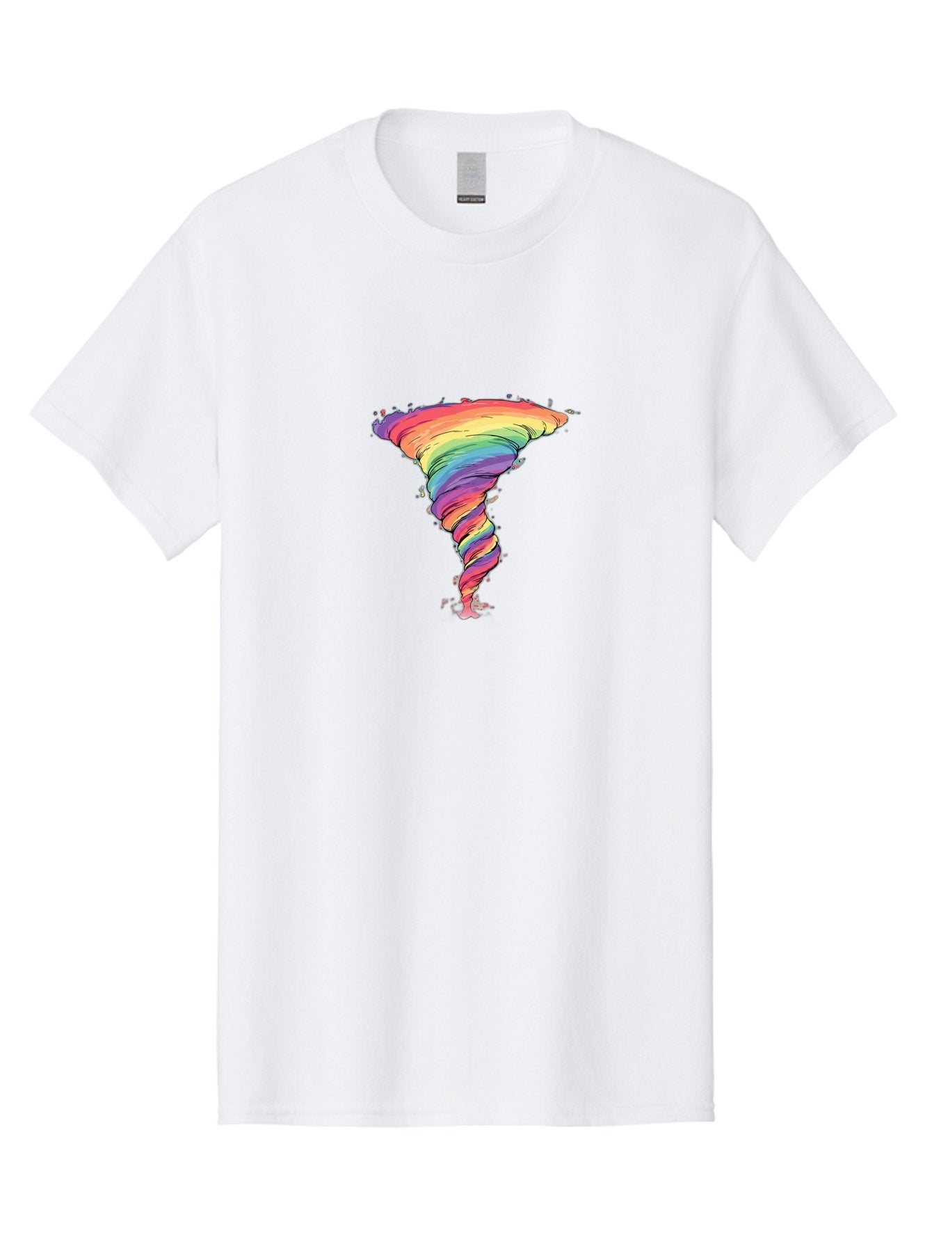 Rainbow-Tornado Men'S Graphic Tee, 100% Cotton, Comfortable Casual Summer Wear, Machine Washable, Vintage Camera, Old Camera, Antique Camera, Black Camera, Classic Photography, Photography Equipment, Nostalgic Device, Film Camera, Camera Art Baj239