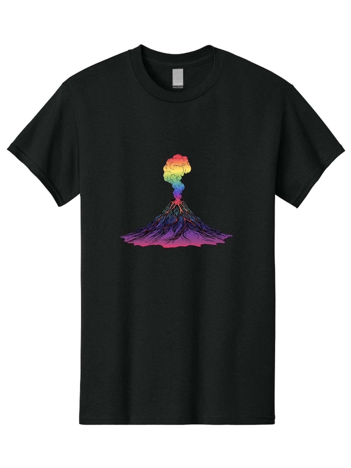 Rainbow-Volcano Men'S Graphic Tee, 100% Cotton, Comfortable Casual Summer Wear, Machine Washable, Vintage Camera, Old Camera, Antique Camera, Black Camera, Classic Photography, Photography Equipment, Nostalgic Device, Film Camera, Camera Art Baj240 13