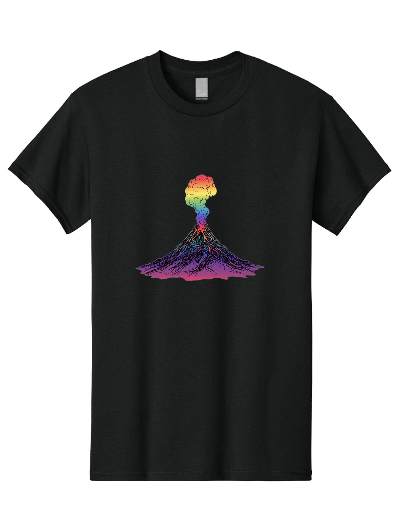 Rainbow-Volcano Men'S Graphic Tee, 100% Cotton, Comfortable Casual Summer Wear, Machine Washable, Vintage Camera, Old Camera, Antique Camera, Black Camera, Classic Photography, Photography Equipment, Nostalgic Device, Film Camera, Camera Art Baj240 15